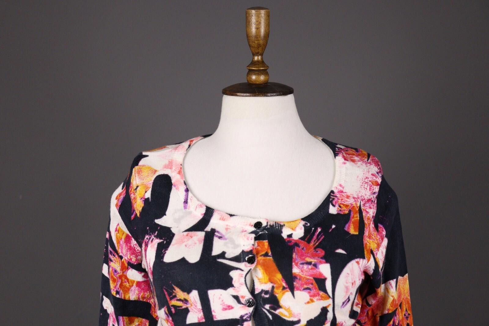 Pink Floyd Pinko Tag Anemone Cardigan Cottone Stampato Sweater Size S Size S / US 4 / IT 40 - 2 Thumbnail