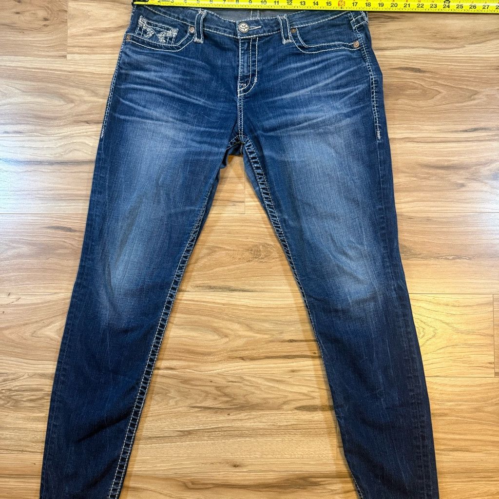 Big Star Big Star Men’s Slim Straight Jeans 32R Blue Size 24" / US 00 / IT 34 - 3 Thumbnail