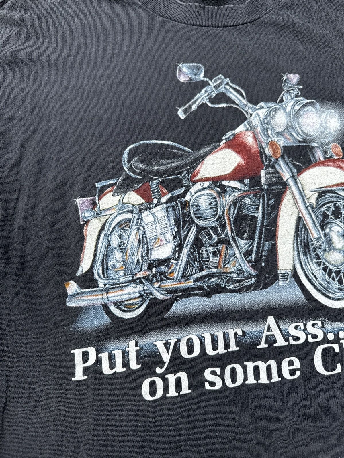 Vintage Vintage 2002 Sturgis Put Your Ass On Some Class Biker Tee Size US L / EU 52-54 / 3 - 4 Thumbnail