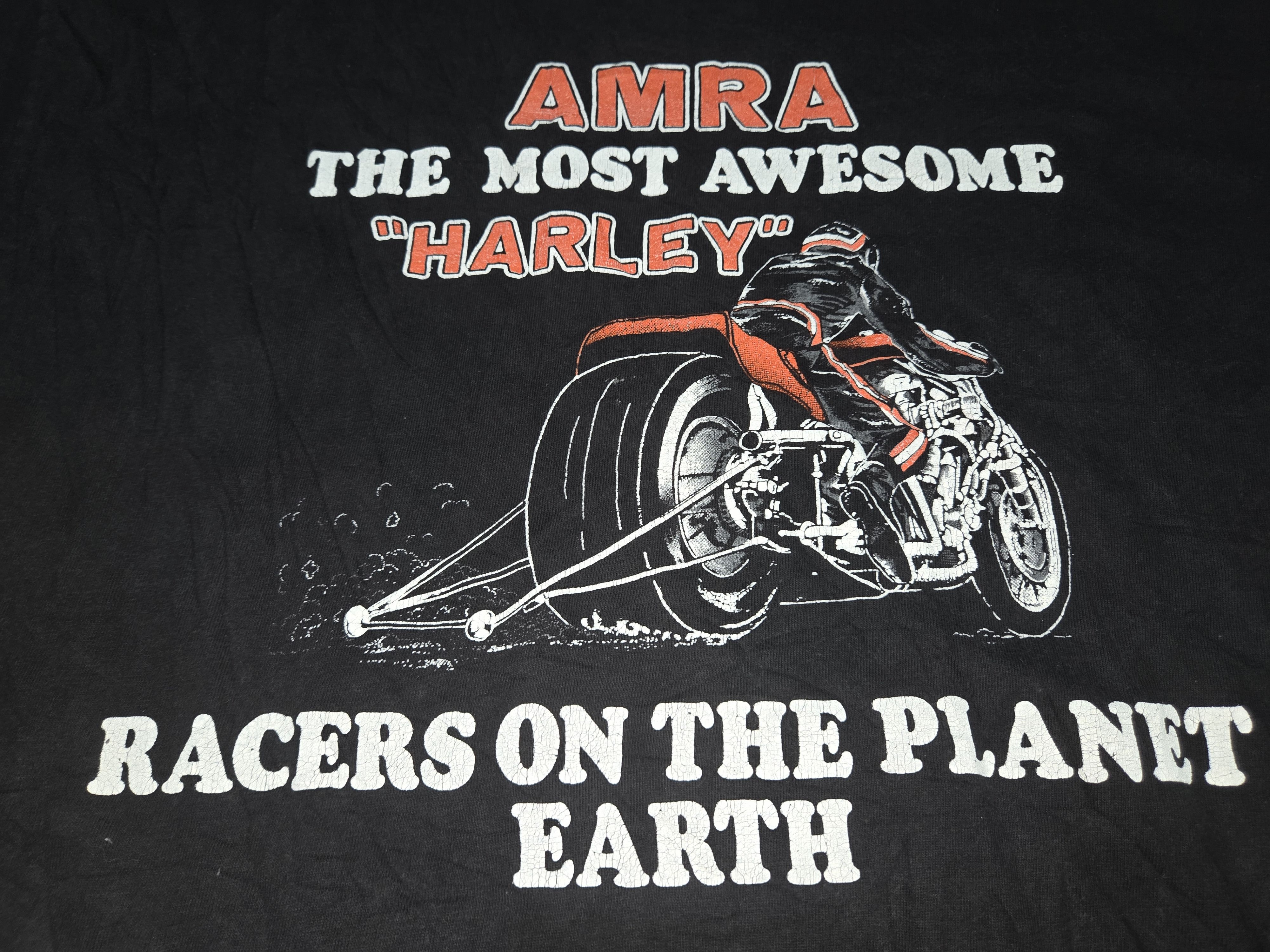 Harley Davidson Vintage 90s American Motorcycle Racing AMRA Harley HD Shirt Size US XL / EU 56 / 4 - 5 Thumbnail