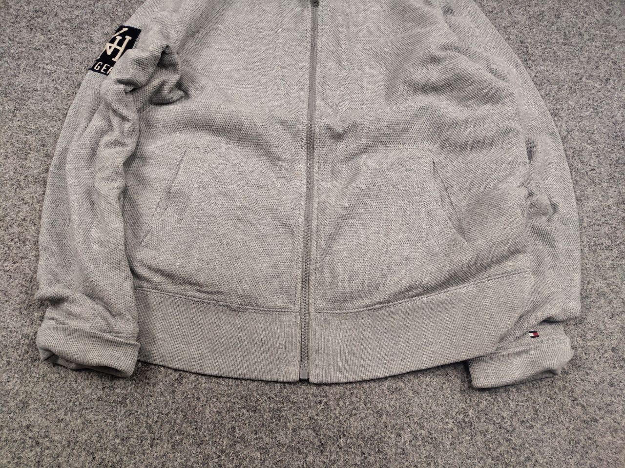 Tommy Hilfiger Tommy Hilfiger Padded with Zip Hoodie Gray Jacket Size US L / EU 52-54 / 3 - 8 Thumbnail