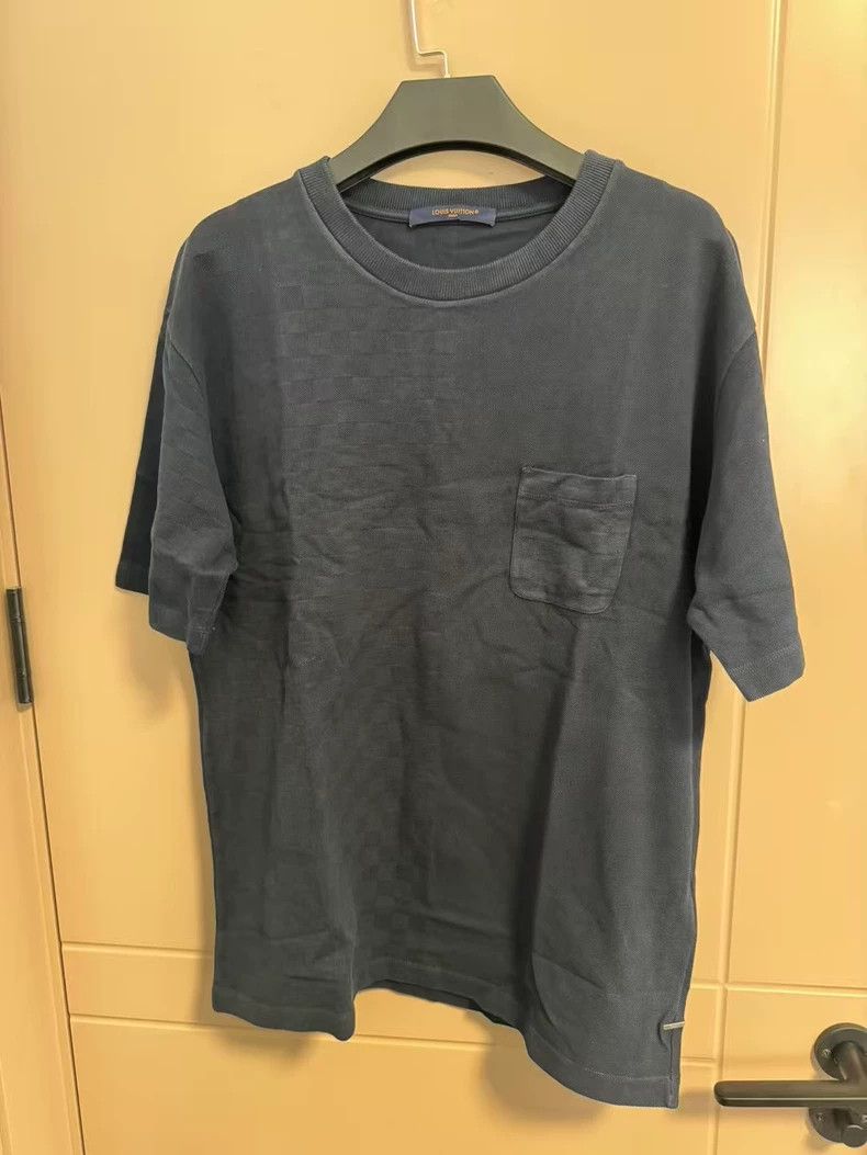 Louis Vuitton Louis Vuitton Checkerboard Logo Patchwork Short Sleeve Size US XL / EU 56 / 4 - 1 Thumbnail