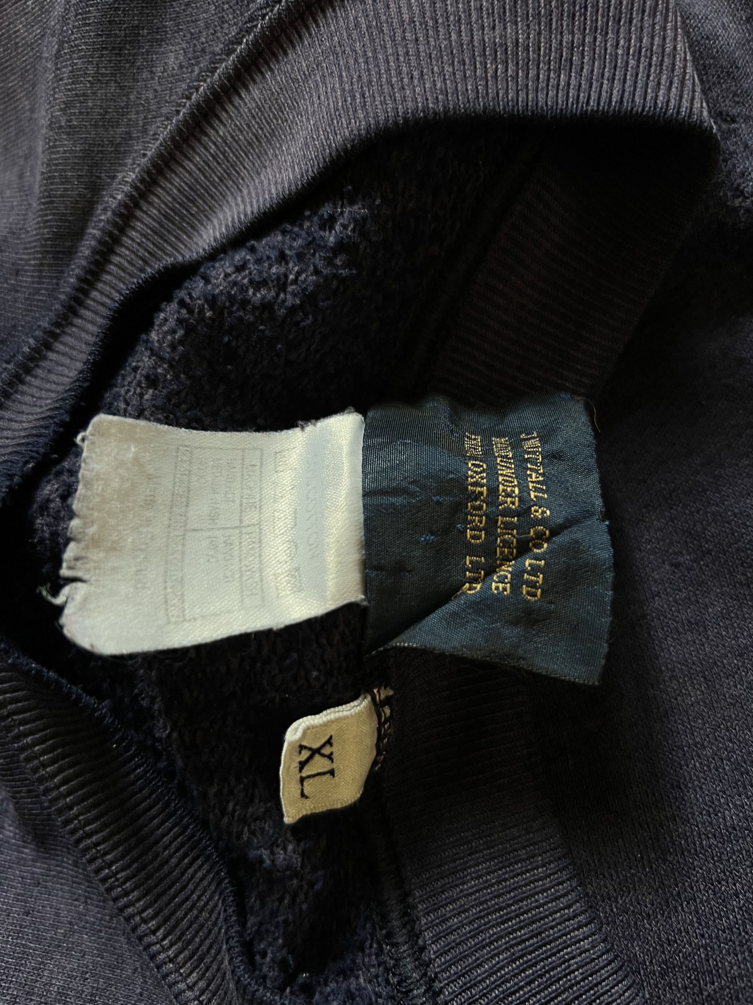 Vintage Oxford England Distressed Crewneck University 1980s Size US L / EU 52-54 / 3 - 6 Thumbnail
