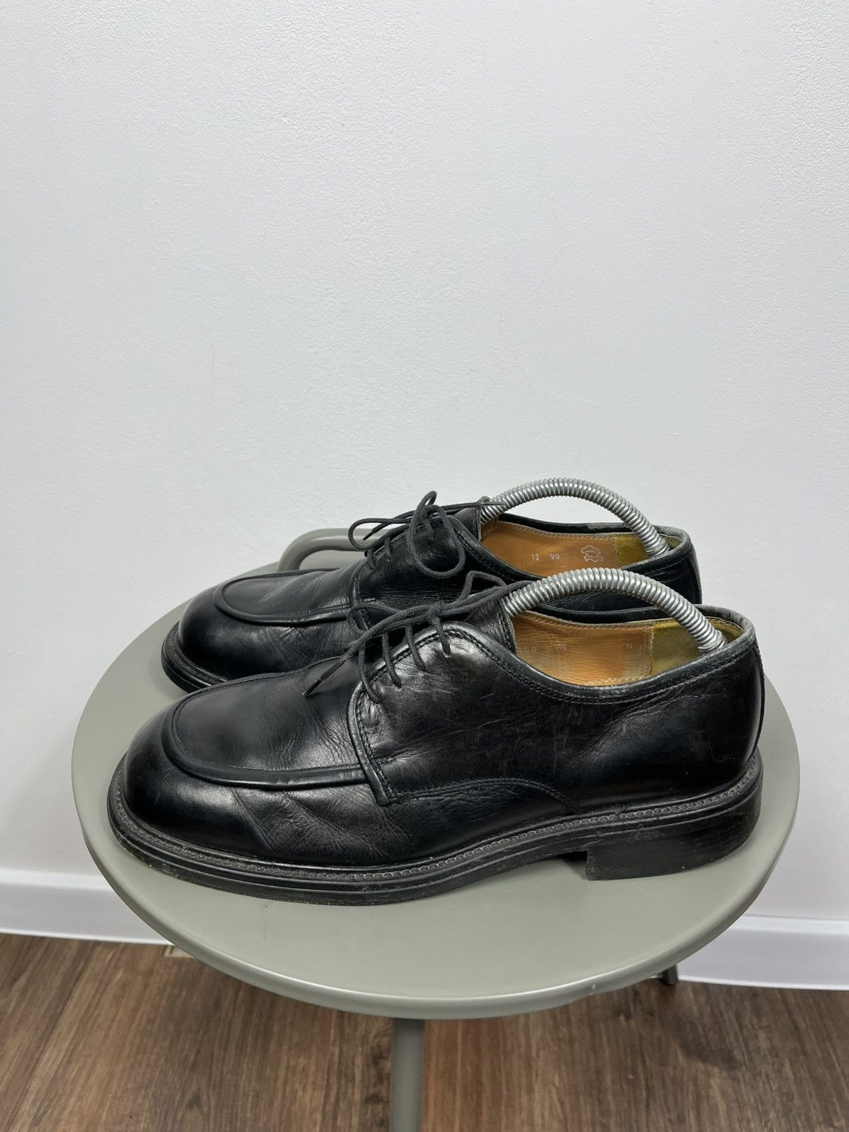 Clarks Clarks Black Leather Derby Shoes Men’s 9.5 Size US 9.5 / EU 42-43 - 8 Thumbnail