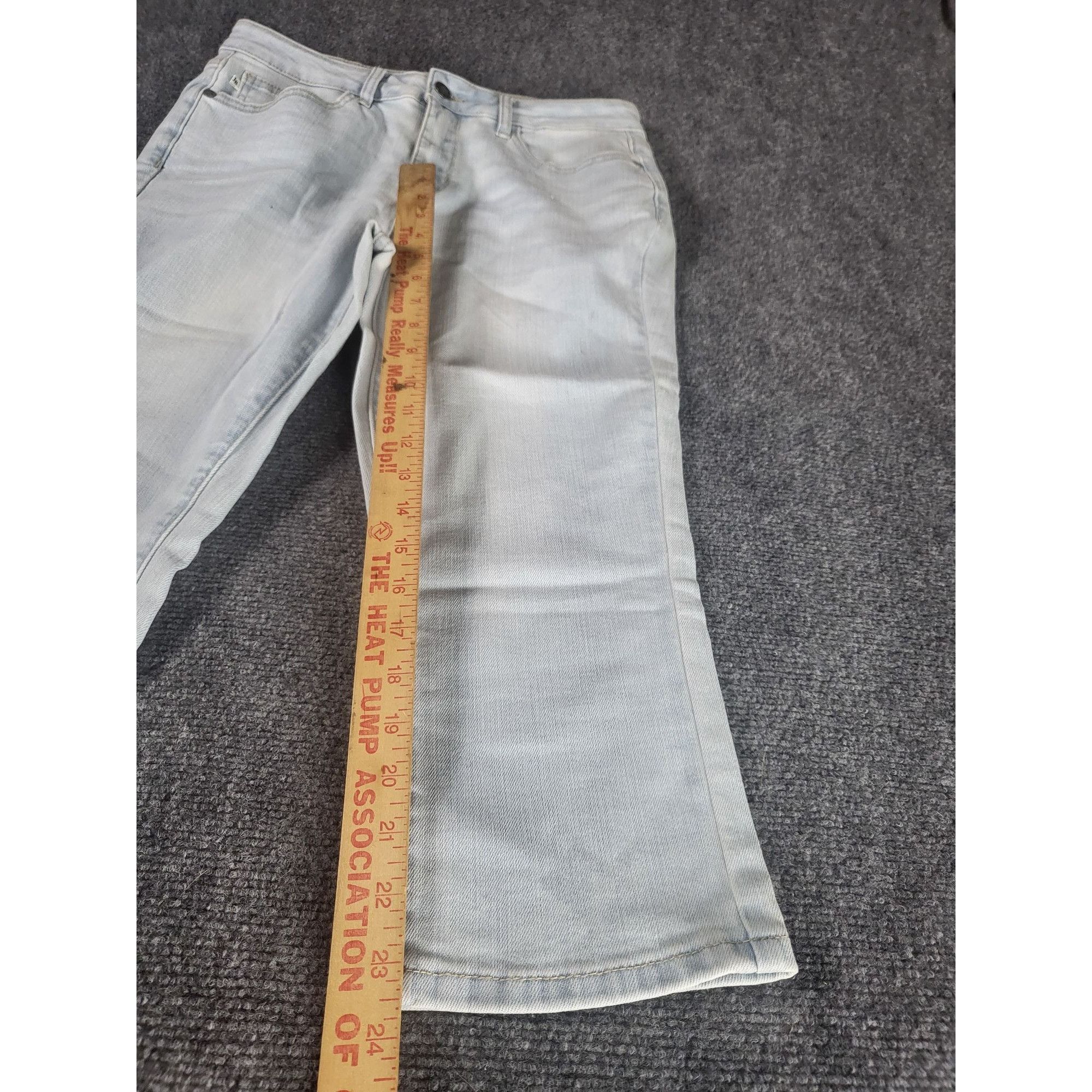 Judy Blue Judy Blue Skinny Fit Capri Jeans Women Sz 9/29 Blue Denim Ev Size 29" - 2 Thumbnail