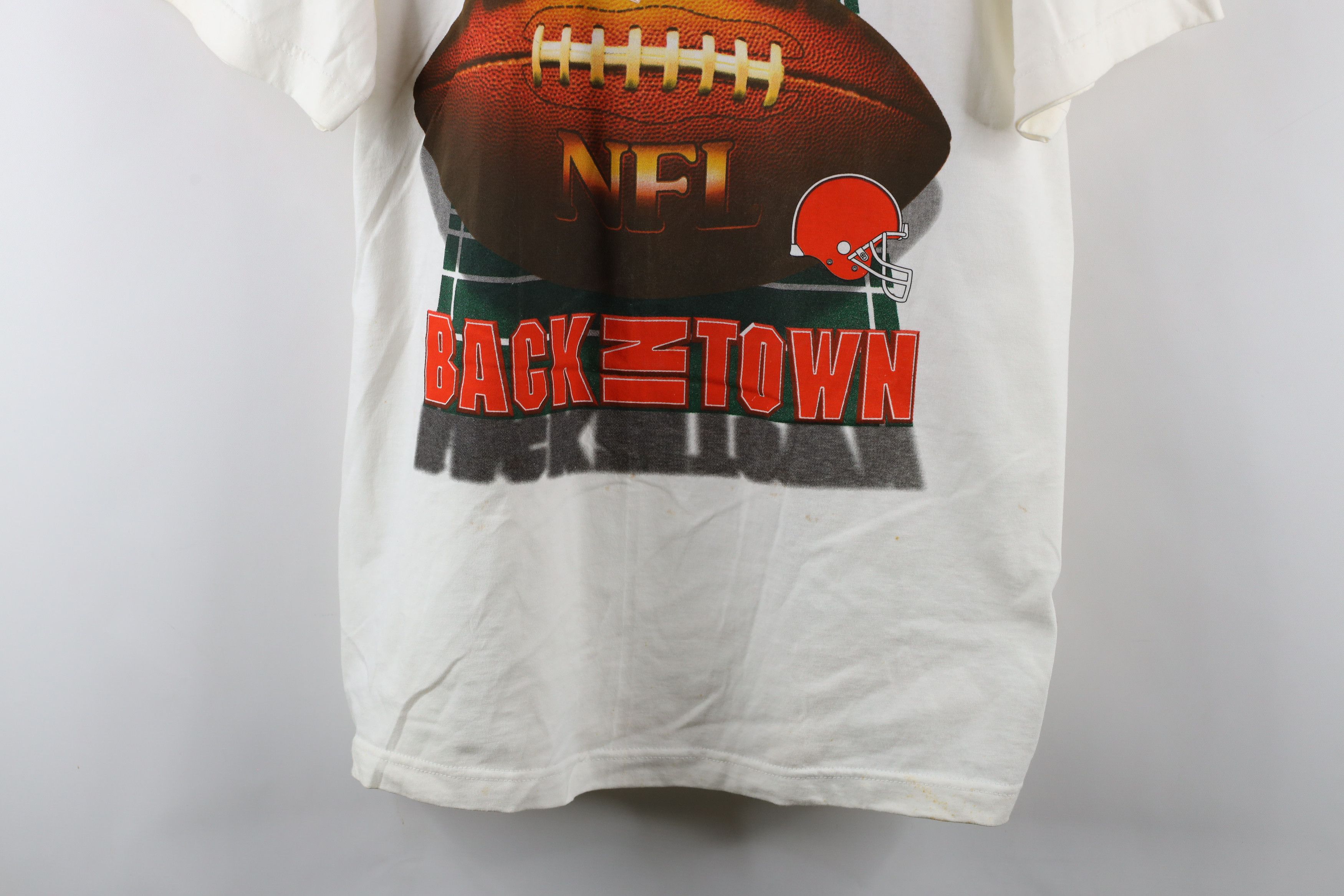 Vintage Deadstock Vintage 90s Cleveland Browns Football T-Shirt Size US L / EU 52-54 / 3 - 3 Thumbnail