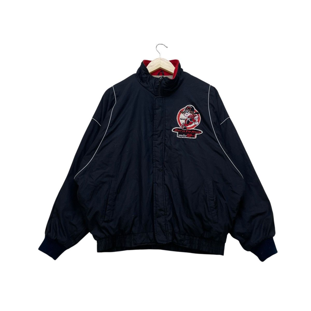 Vintage 💥Japanese Brand Ben Jonhson gp 1 Born To run Bomber Blanket Size US M / EU 48-50 / 2 - 1 Thumbnail