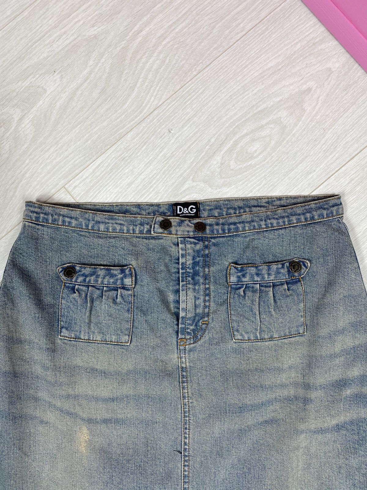 Dolce & Gabbana × Vintage Dolce & Gabbana Jeans Skirt Mini Size 28" / US 6 / IT 42 - 3 Thumbnail