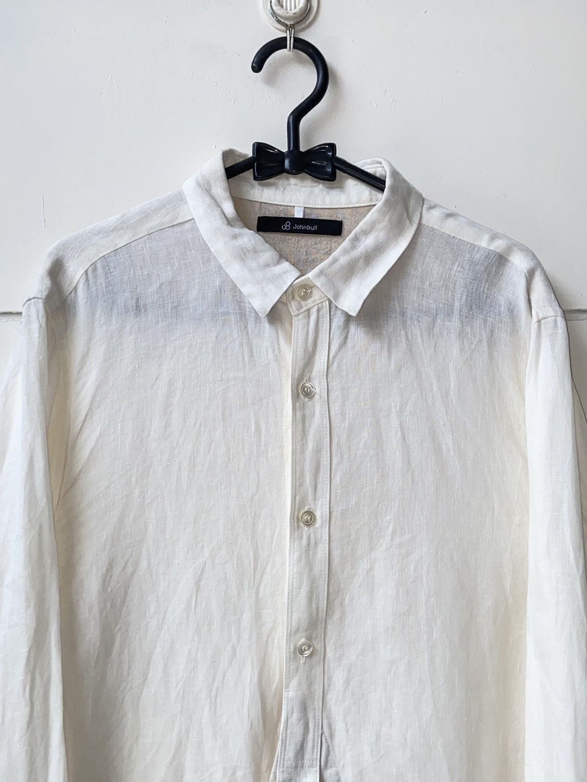 Japanese Brand × Johnbull × Yohji Yamamoto JOHN BULL White Shirt Size US M / EU 48-50 / 2 - 3 Thumbnail
