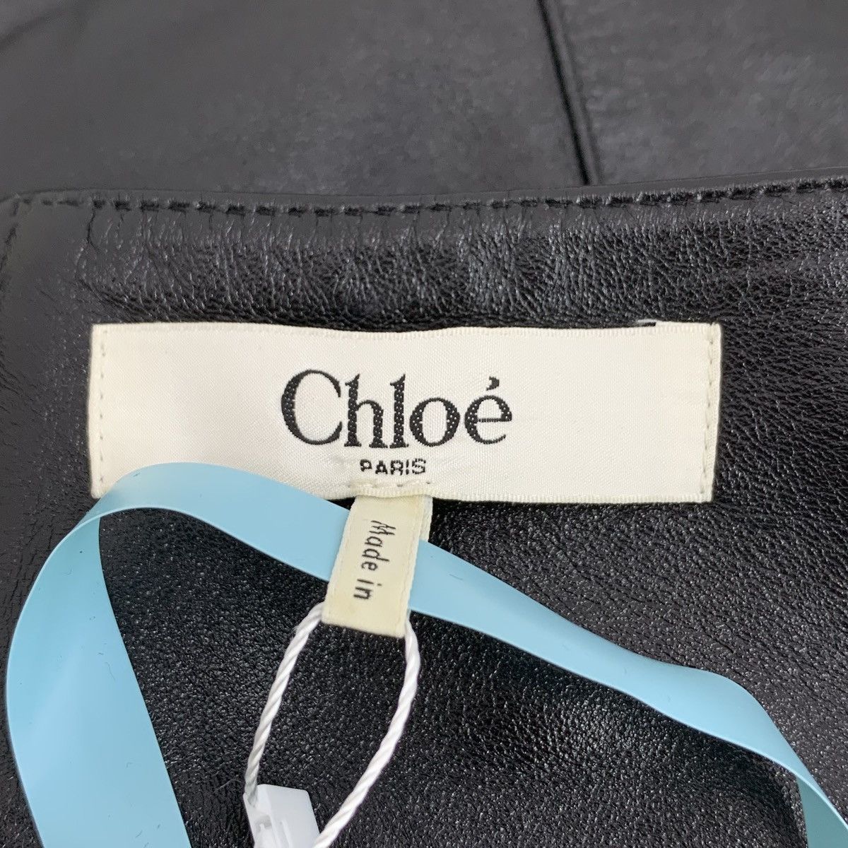 Chloe Chloe Black Lambskin Tie Design Cropped Shorts K26WX Size 30" / US 8 / IT 44 - 5 Thumbnail