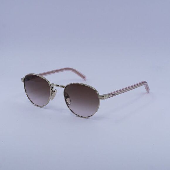 Prada Prada PRB53S 1BC80K Sunglasses Silver Oval Frame | Grailed display picture 1
