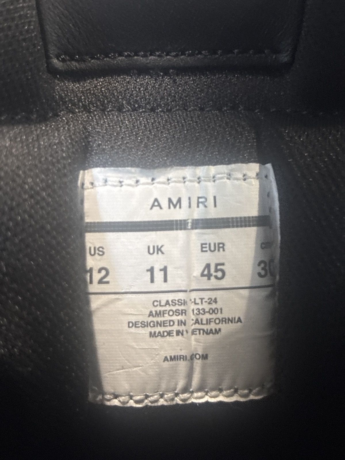 Amiri Amiri Crystal Classic Low Size US 12 / EU 45 - 11 Thumbnail