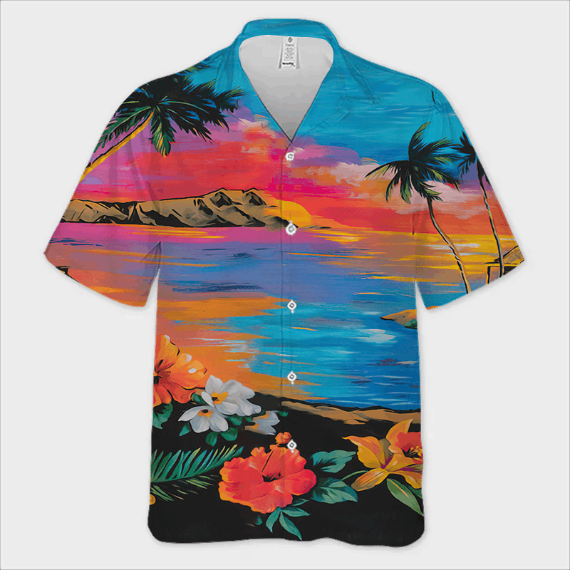 The Unbranded Brand × Vintage All-Over Graphic-Print Shirt, Bold Statement Button-Up Size US M / EU 48-50 / 2 - 4 Thumbnail