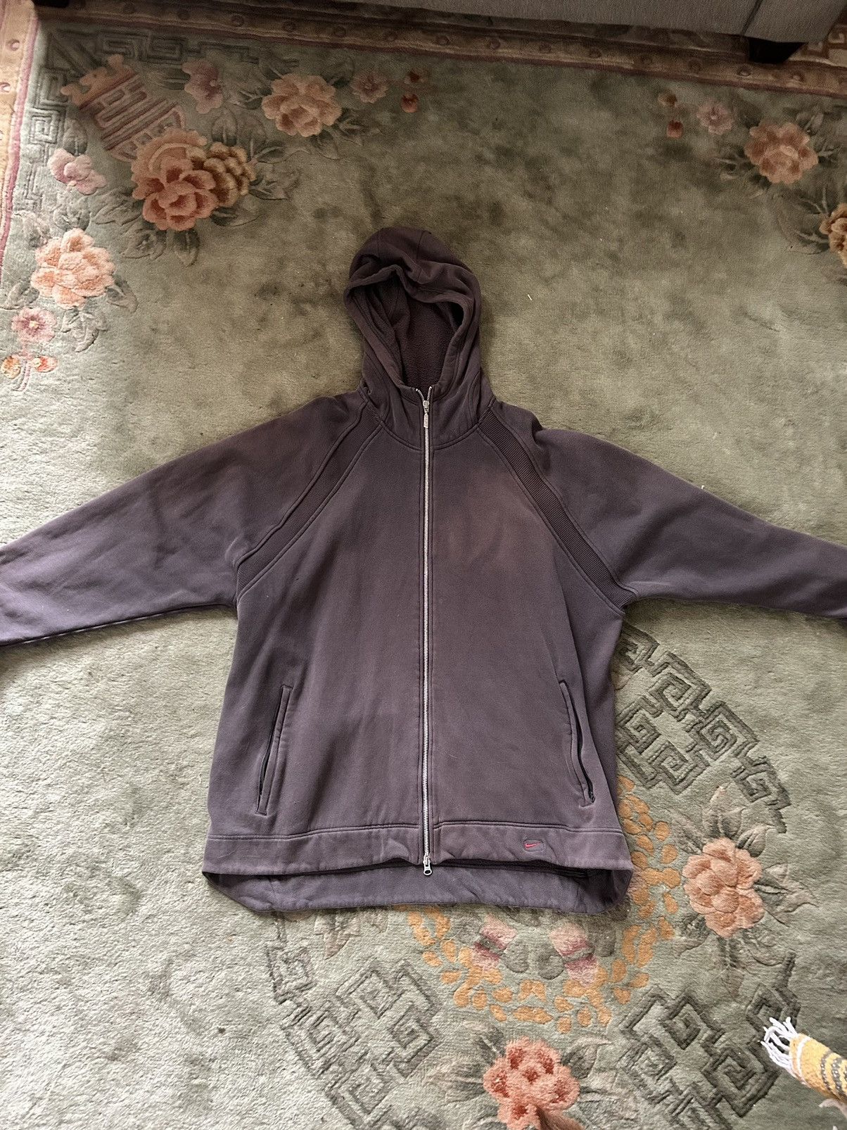 Nike × Vintage RARE Nike Double Zip Hoodie Size US XXL / EU 58 / 5 - 1 Thumbnail
