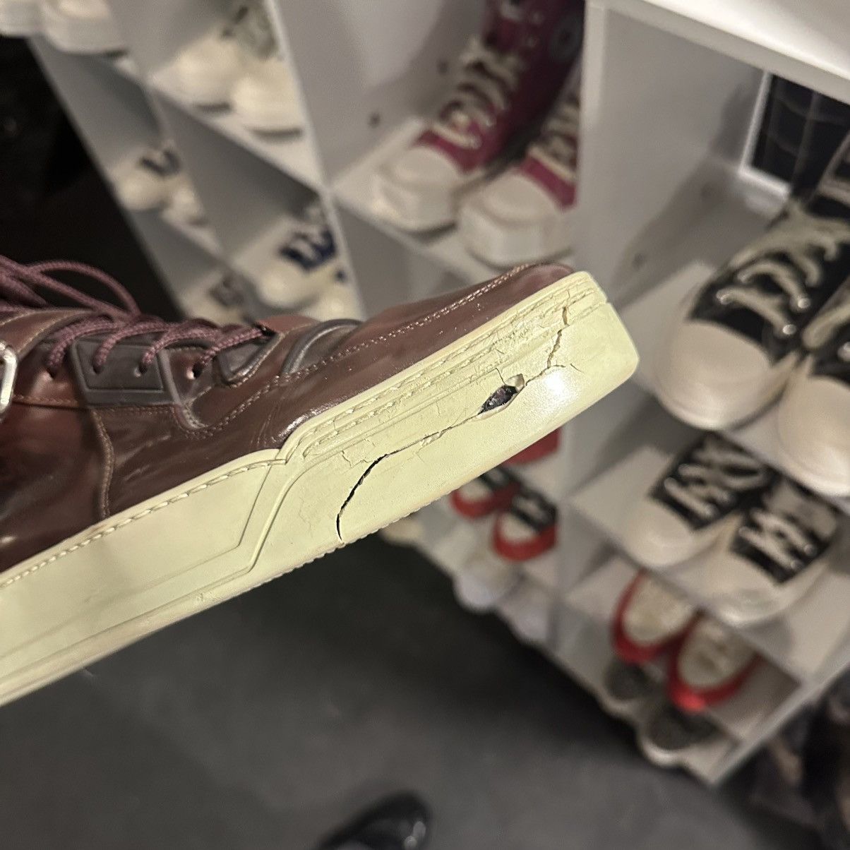 Gucci 90s VINTAGE HIGH-TOP SNEAKERS Size US 10 / EU 43 - 8 Thumbnail