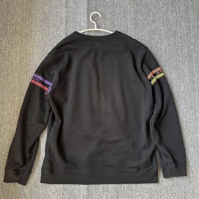 Givenchy Givenchy Men's Crew Neck Sweatshirt / Size L Size US L / EU 52-54 / 3 - 2 Thumbnail