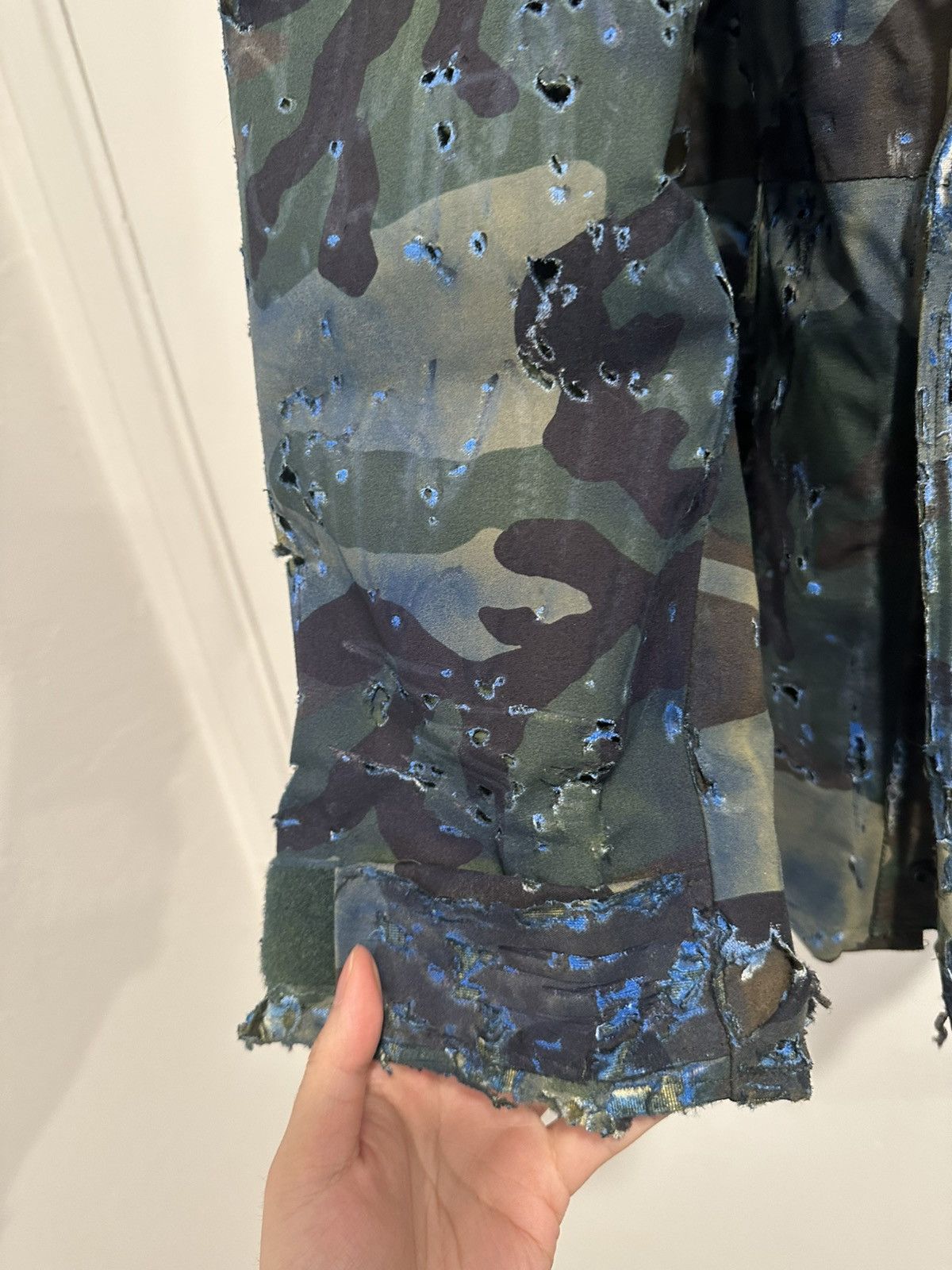 Les Six Les Six Destroyed Painted Parka Size US L / EU 52-54 / 3 - 4 Thumbnail