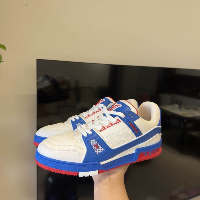 Louis Vuitton Louis Vuitton Color Block Trainer Sneakers -2508 Size US 9.5 / EU 42-43 - 9 Thumbnail