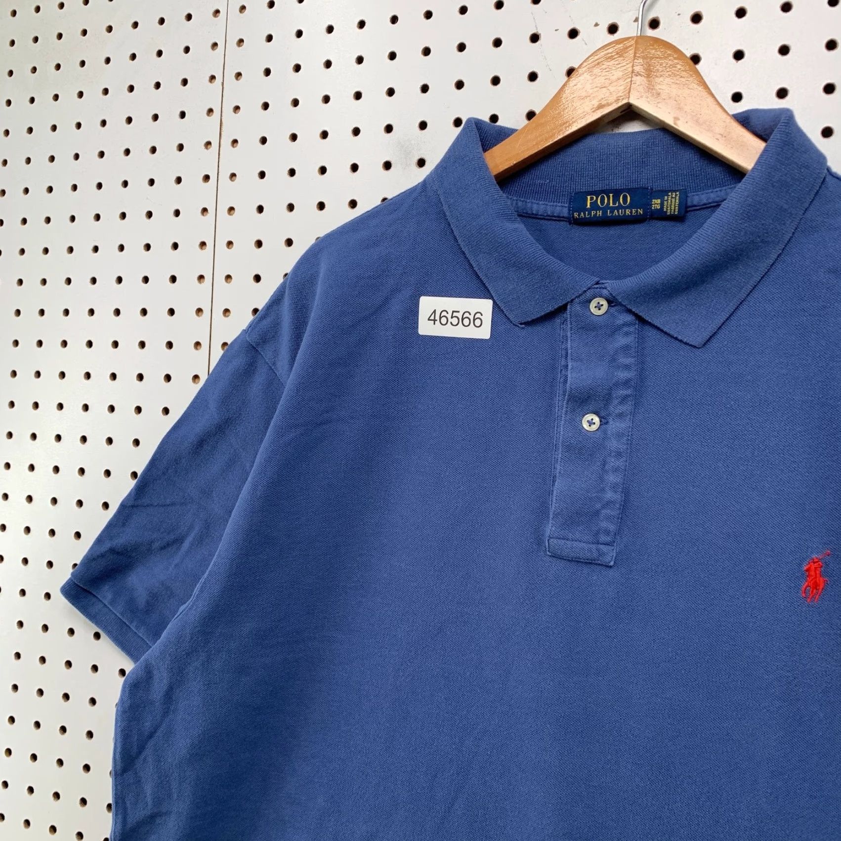 Polo Ralph Lauren Polo Ralph Lauren Shirt Mens Big 2XB Blue Red Pony Preppy School Work Size Size US XXL / EU 58 / 5 - 6 Thumbnail