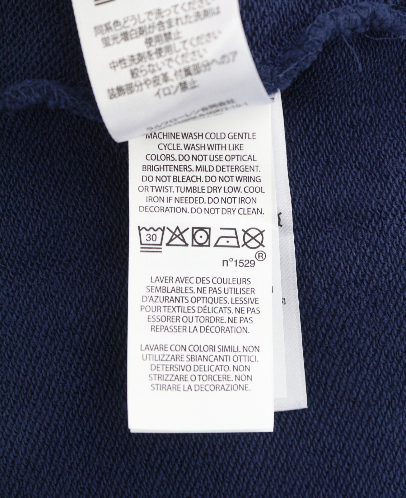 Ralph Lauren NAVY XL Kangaroo Pocket Logo Hoodie 86957 Size US XL / EU 56 / 4 - 11 Thumbnail