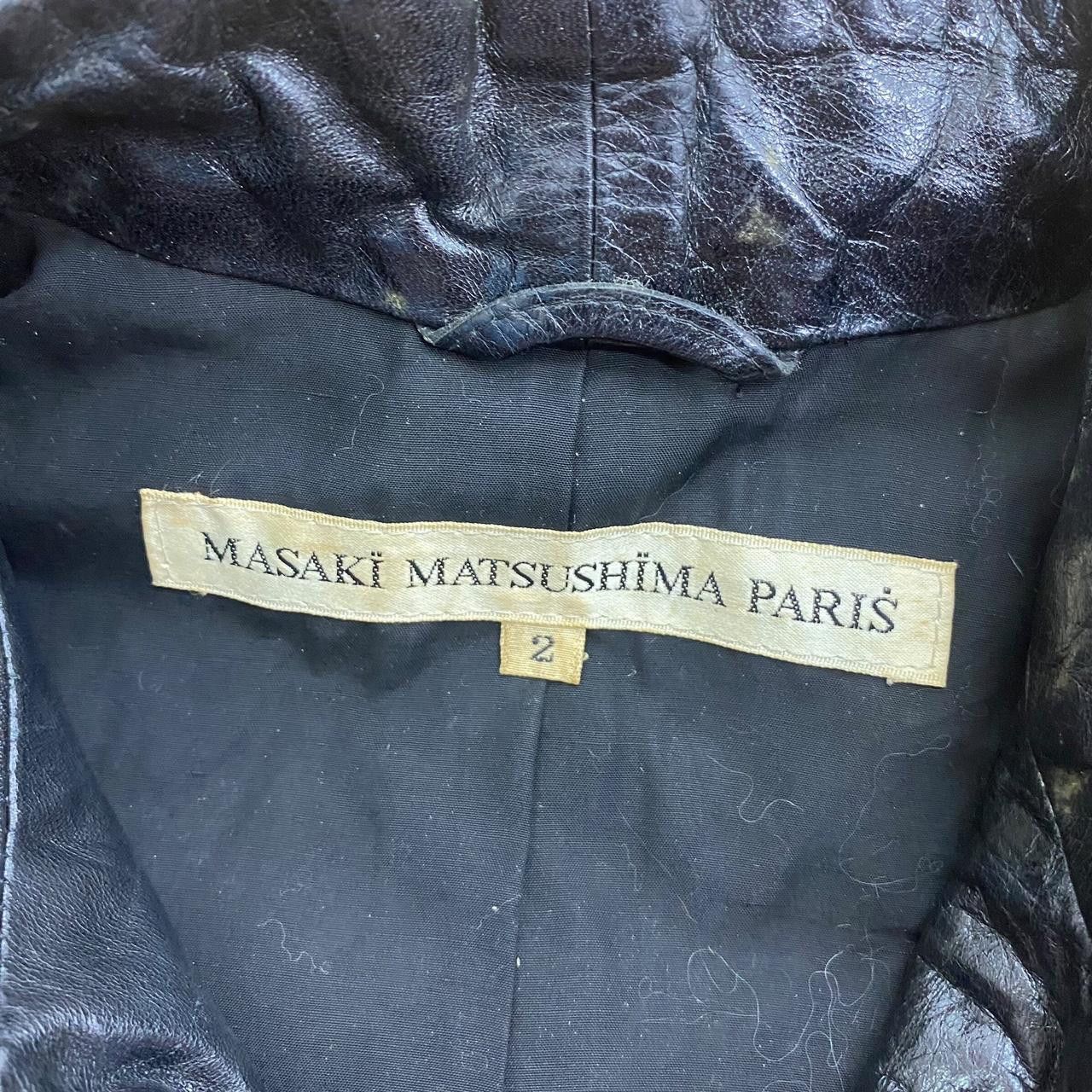 Masaki Matsushima MASAKI MATSUSHIMA PARIS Leather Jacket Motorcycle Punk Size M / US 6-8 / IT 42-44 - 5 Thumbnail