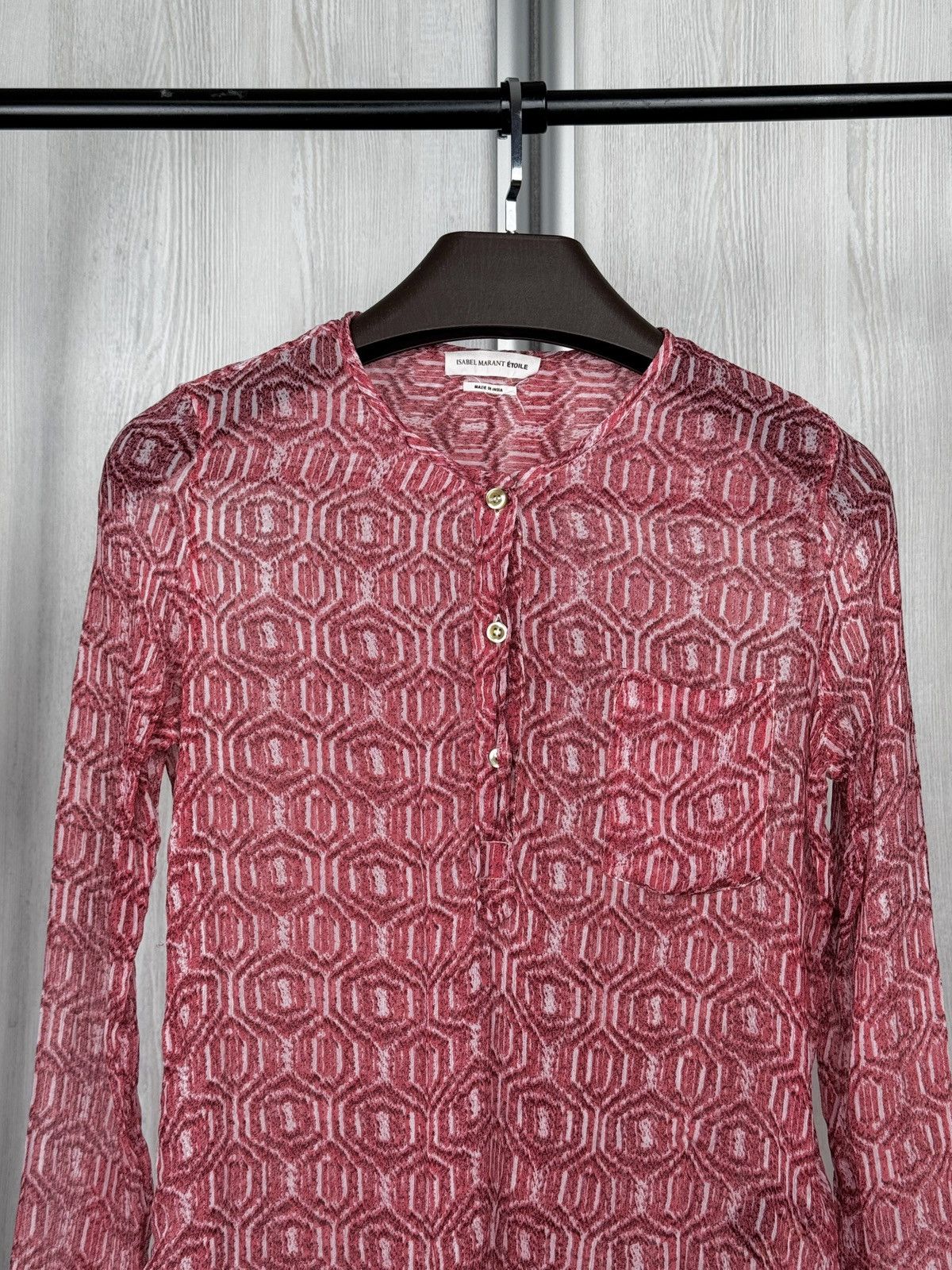 Isabel Marant Etoile Isabel Marant Etoile Parisian Bohemian Chic Silk Blouse 38 Size S / US 4 / IT 40 - 3 Thumbnail