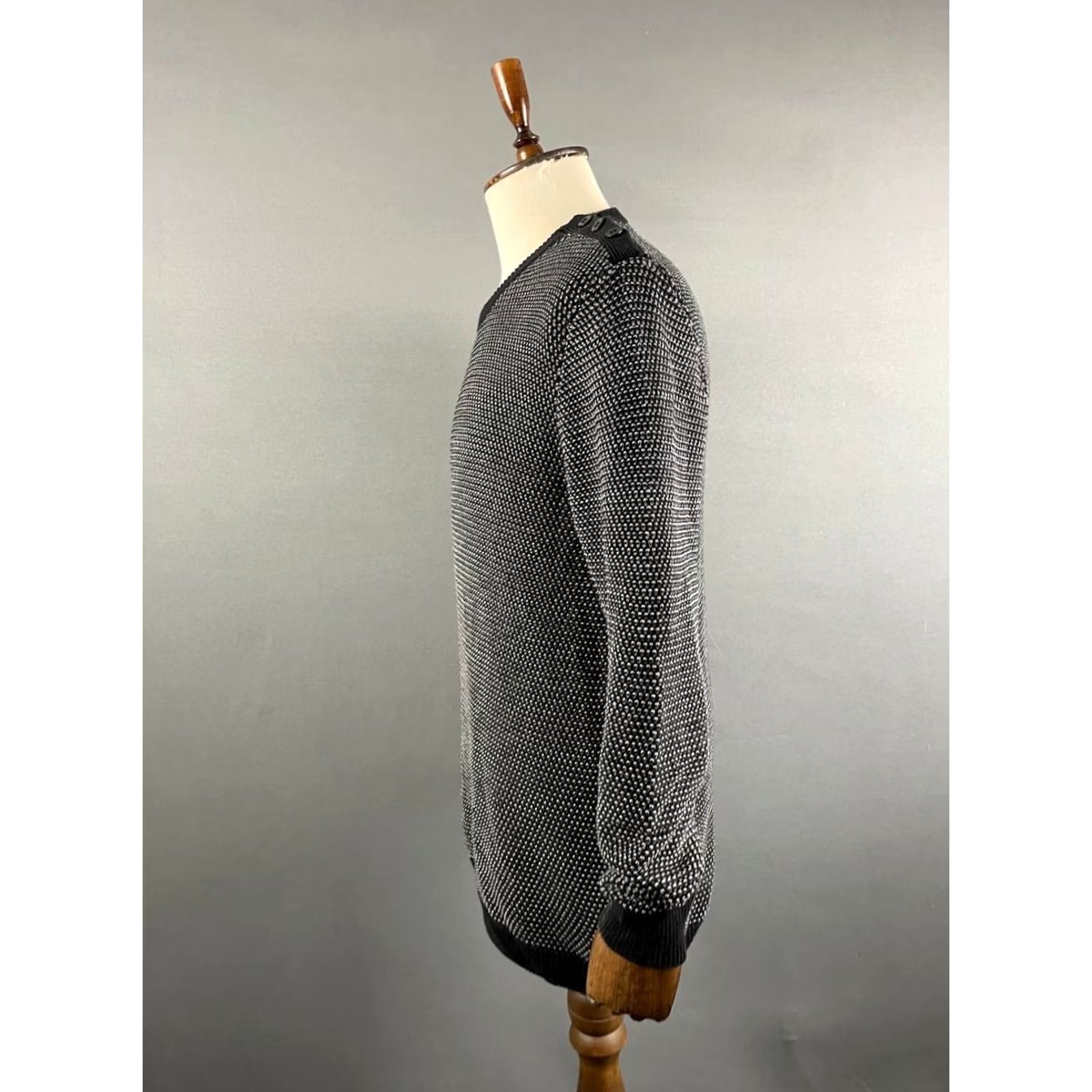 Diesel Diesel Sweater Mens Size XL Black Cotton Pullover Crew Neck Long Sleeve Size US XL / EU 56 / 4 - 7 Thumbnail