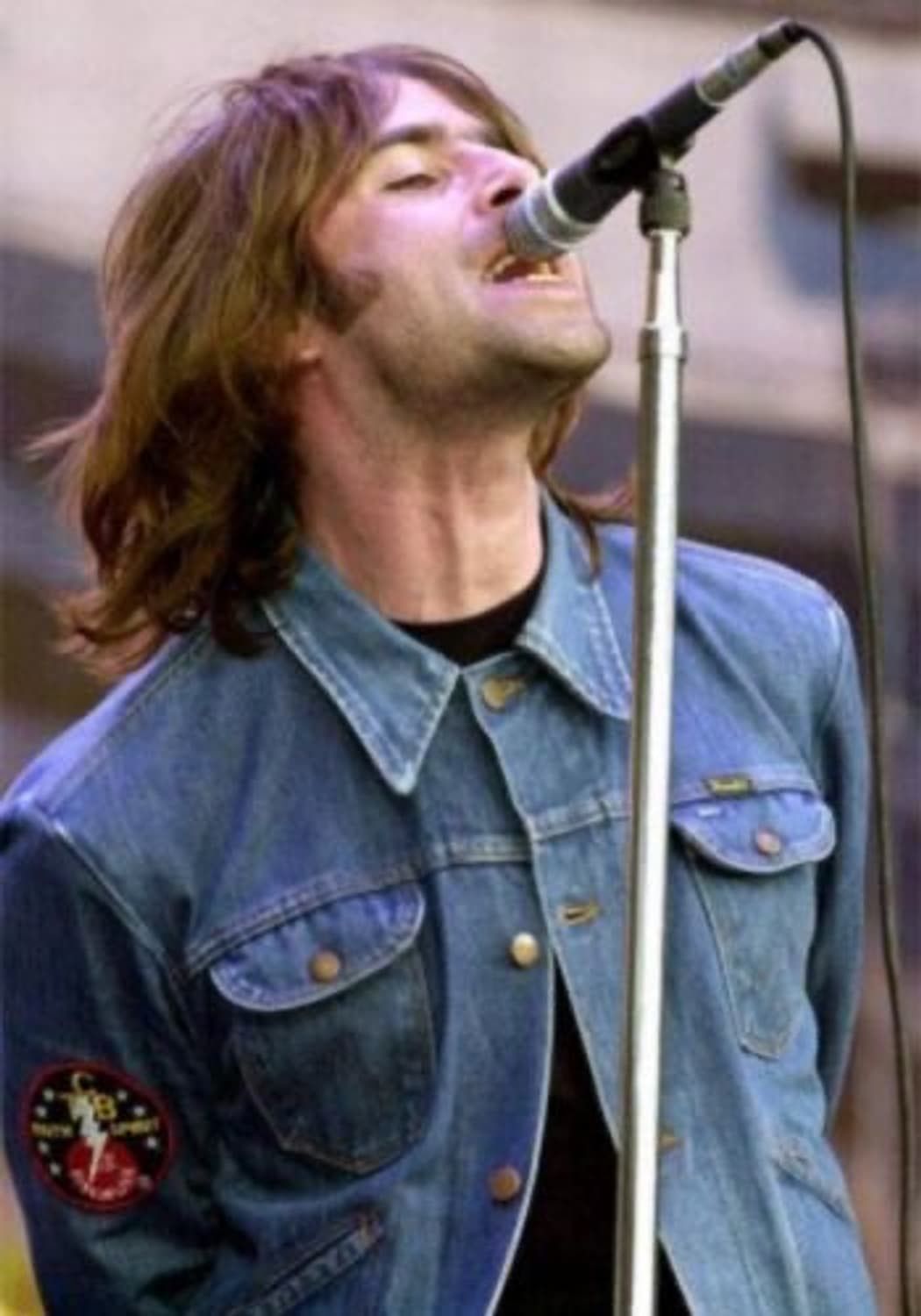 Pretty Green Oasis Liam Gallgher Live Forever Denim Jacket Trucker Size US S / EU 44-46 / 1 - 5 Thumbnail