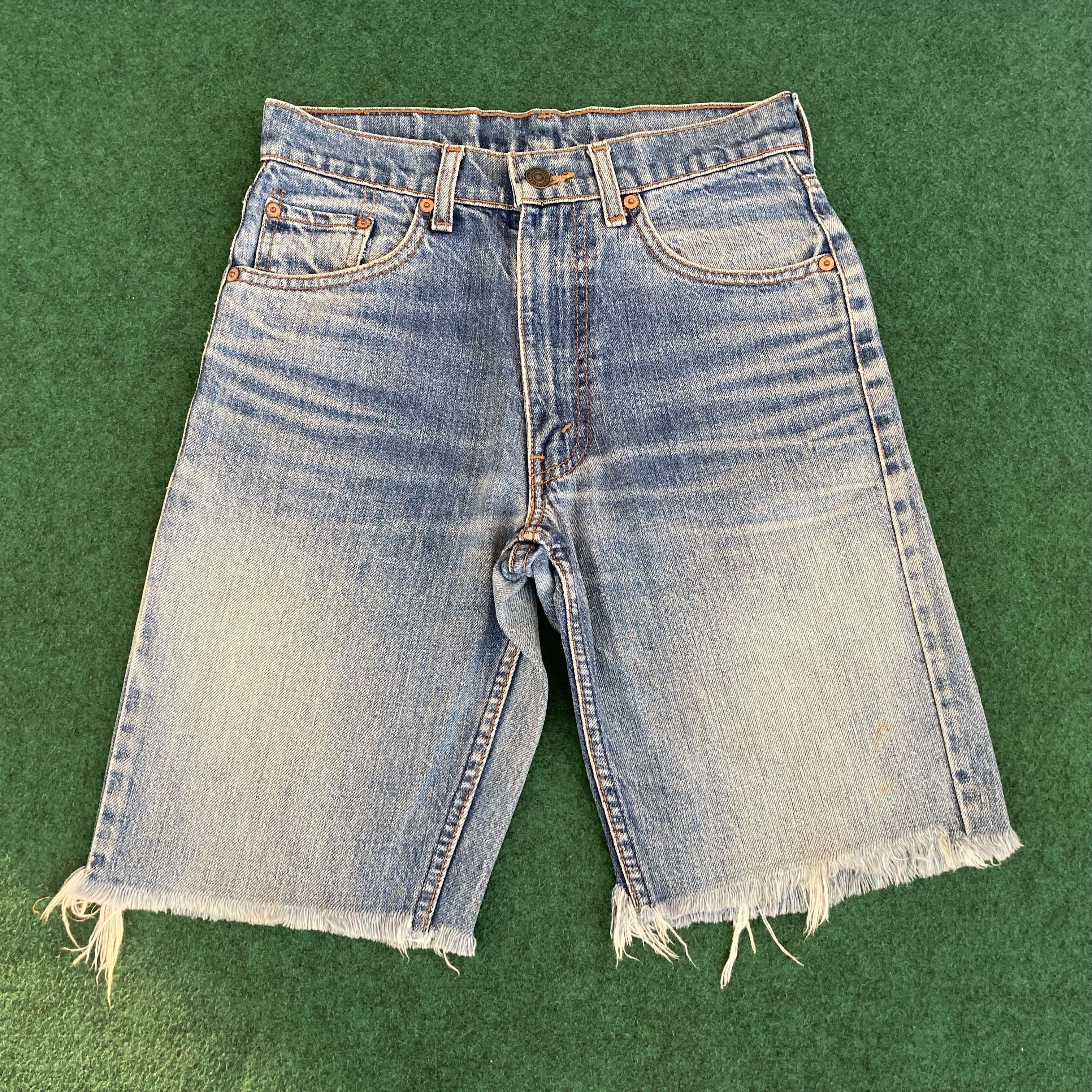 Levi's × Vintage Vtg Levis 603 Short Sz 27 Blue Jorts Jeans Size US 27 - 1 Thumbnail