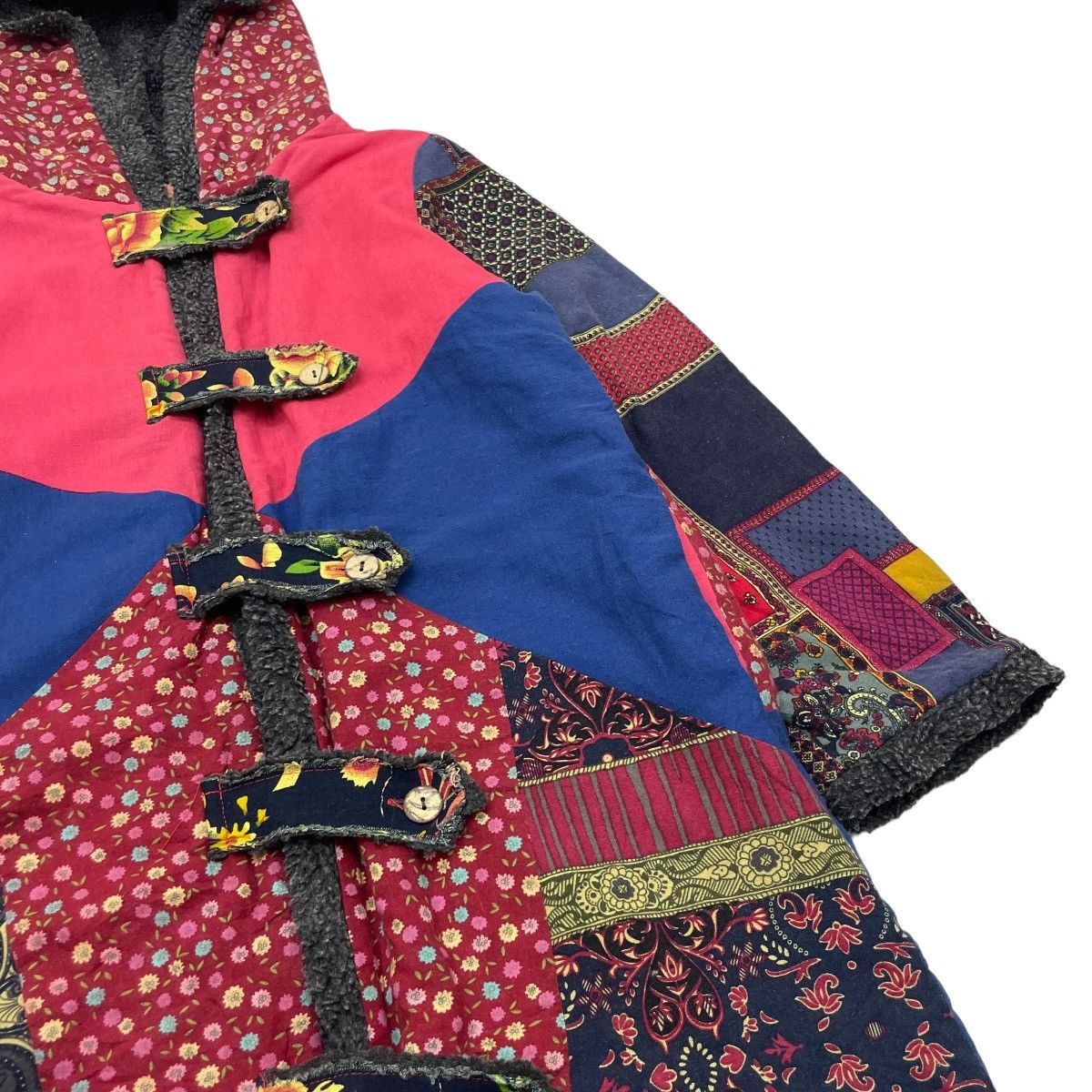 Designer Nice Design Japanese Brand SUOUO Patchwork Jacket Size M / US 6-8 / IT 42-44 - 3 Thumbnail