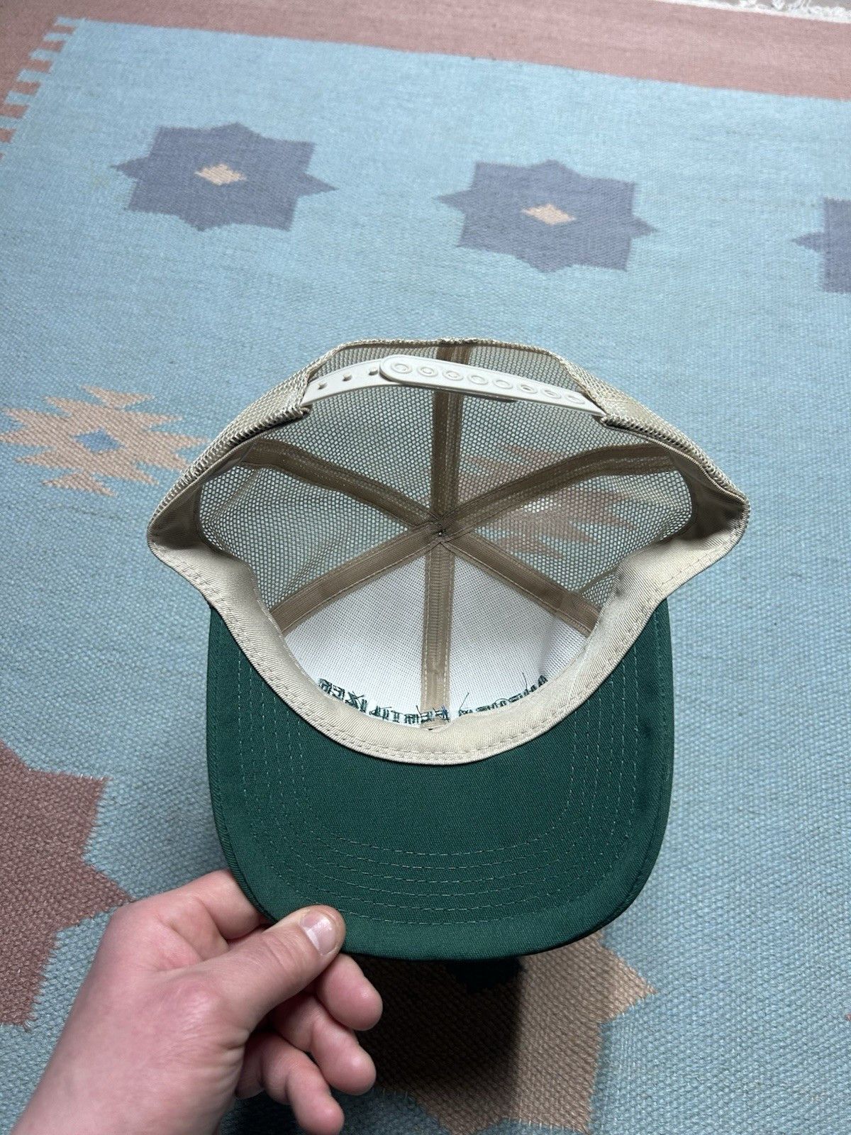 Vintage Vtg trucker hat mesh auburn fertilizer Quadris made in USA Size ONE SIZE - 5 Thumbnail