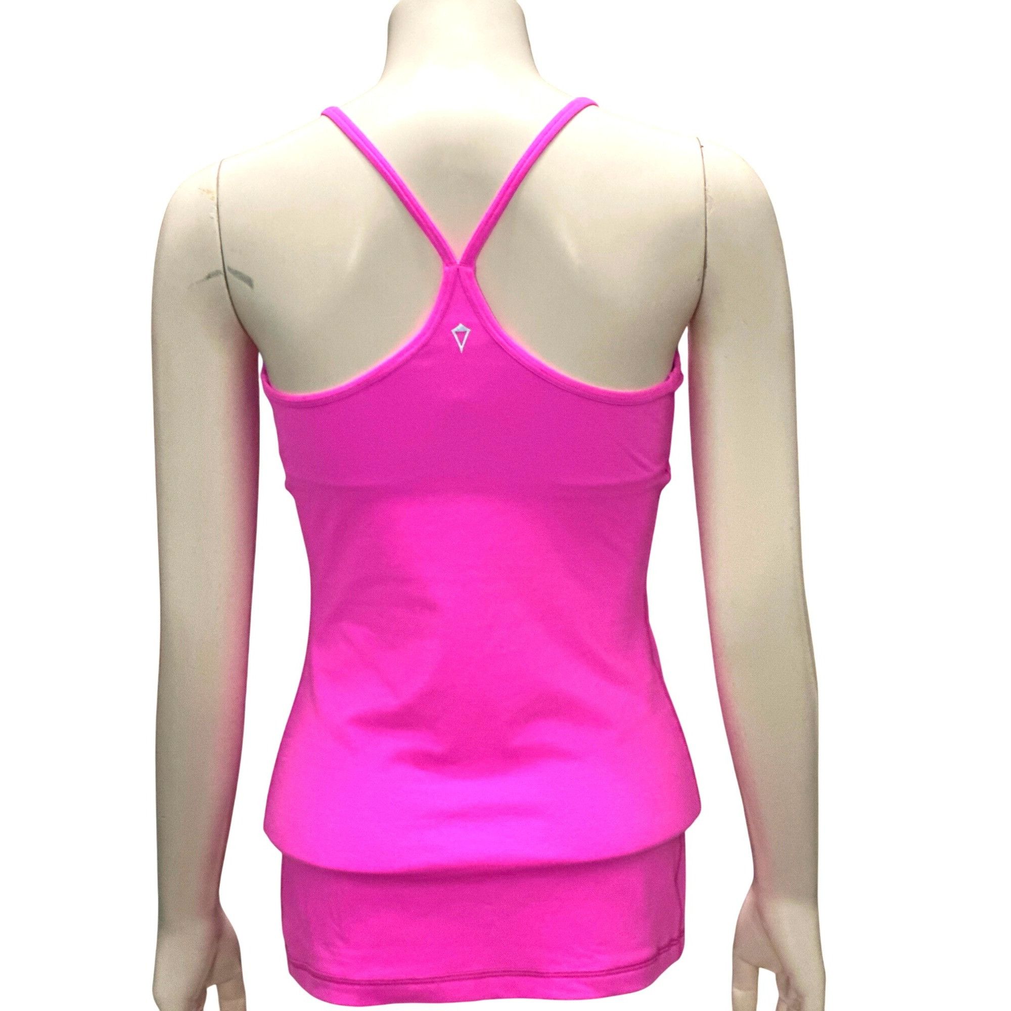Lululemon Lululemon IVIVVA Athletica Pink Racerback Tank Top Polyester Size XS / US 0-2 / IT 36-38 - 3 Thumbnail