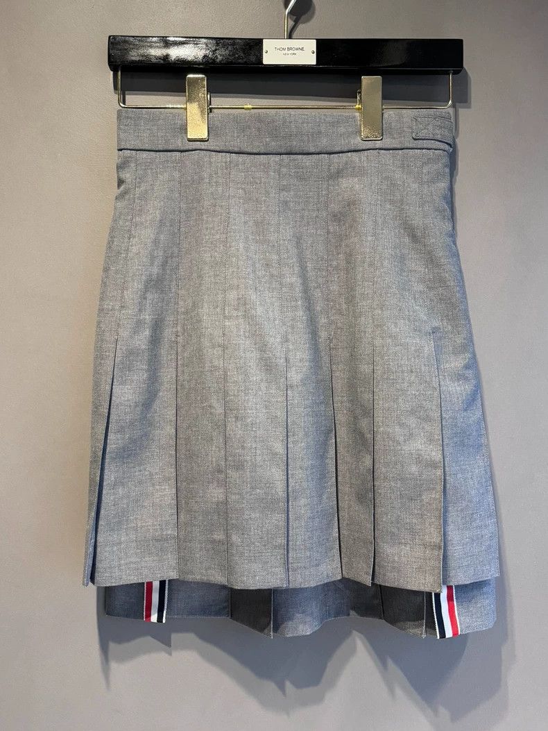 Thom Browne Thom Browne Pleated Skirt for Women-dmc Size US 31 - 1 Thumbnail