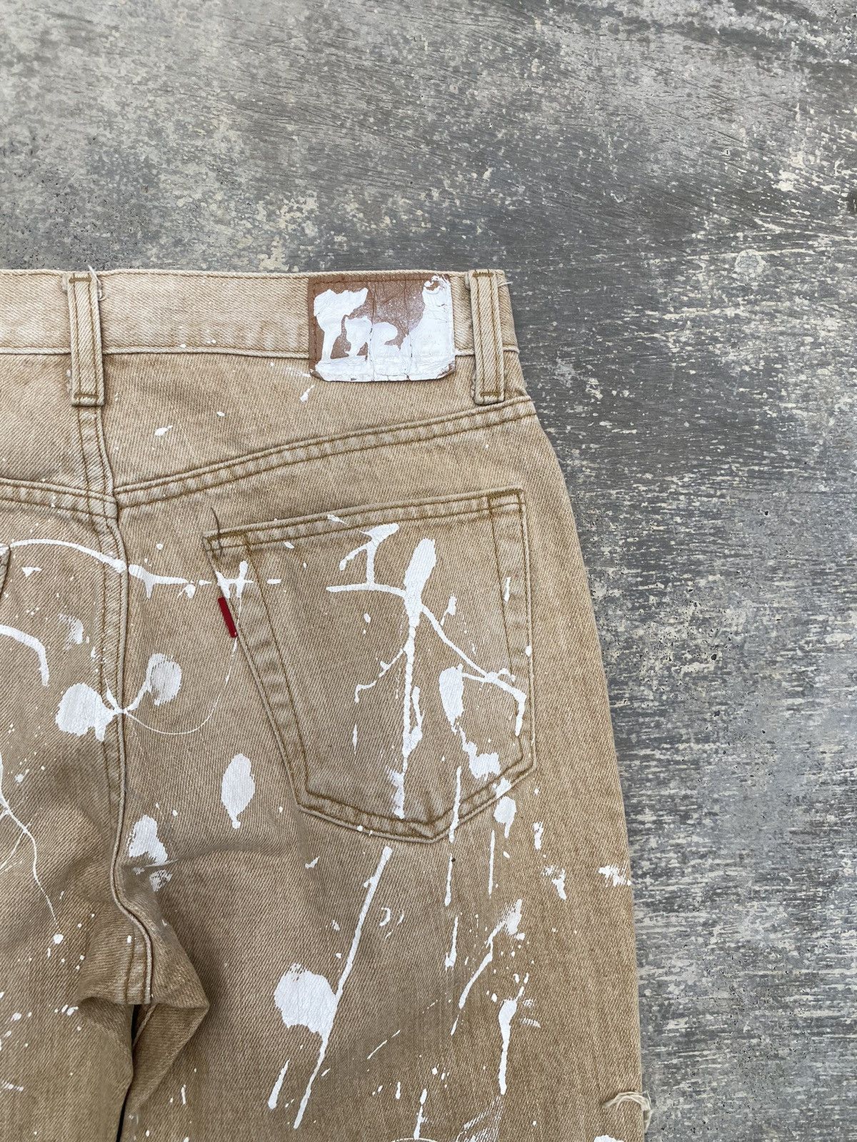 Japanese Brand × Vintage VINTAGE BOBSON DISTRESSED FLARE STUD PAINT SPLASH TORNADO Size US 28 / EU 44 - 12 Thumbnail