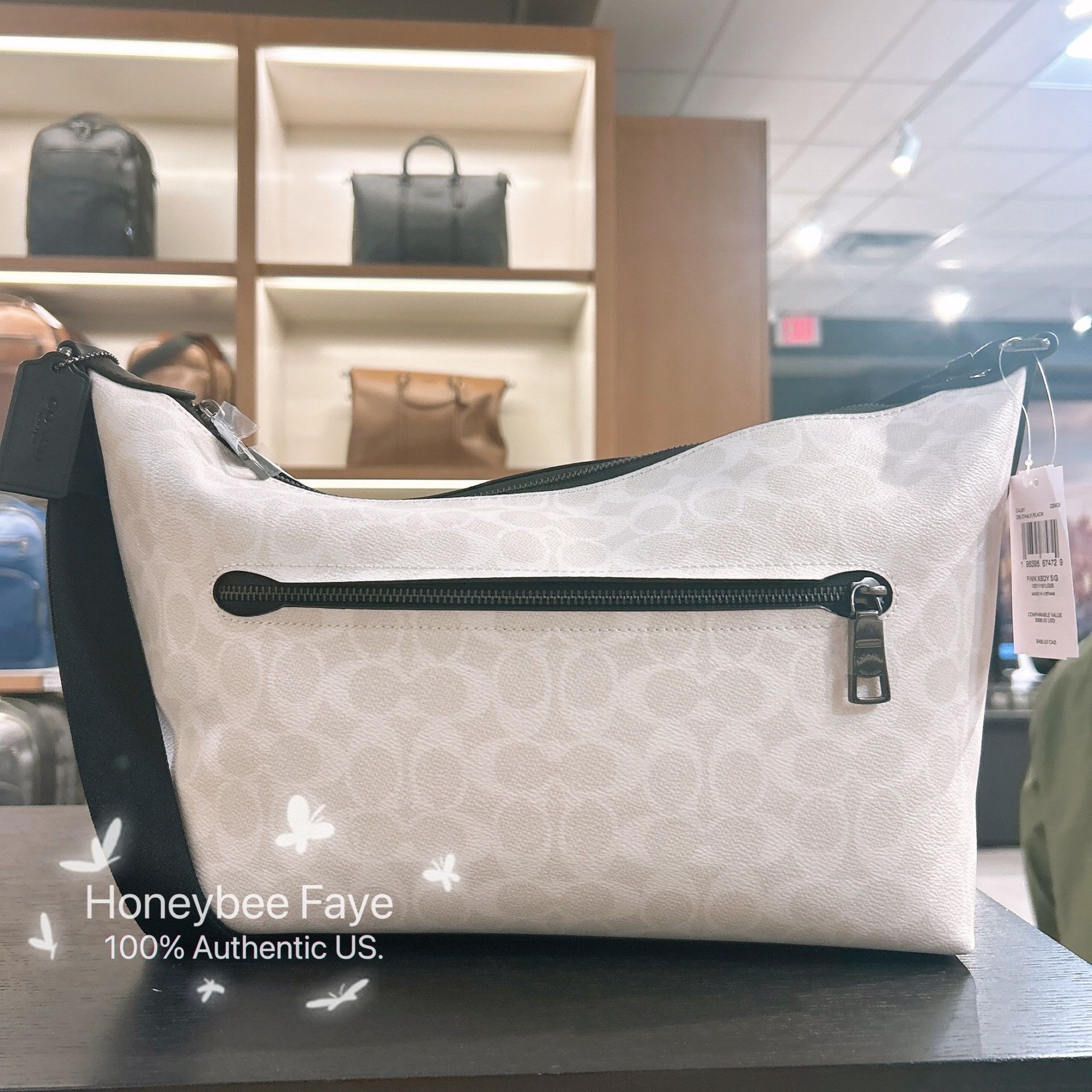 Coach NWT Coach Finn Crossbody Bag In Signature Canvas CAJ91 Size ONE SIZE - 4 Thumbnail