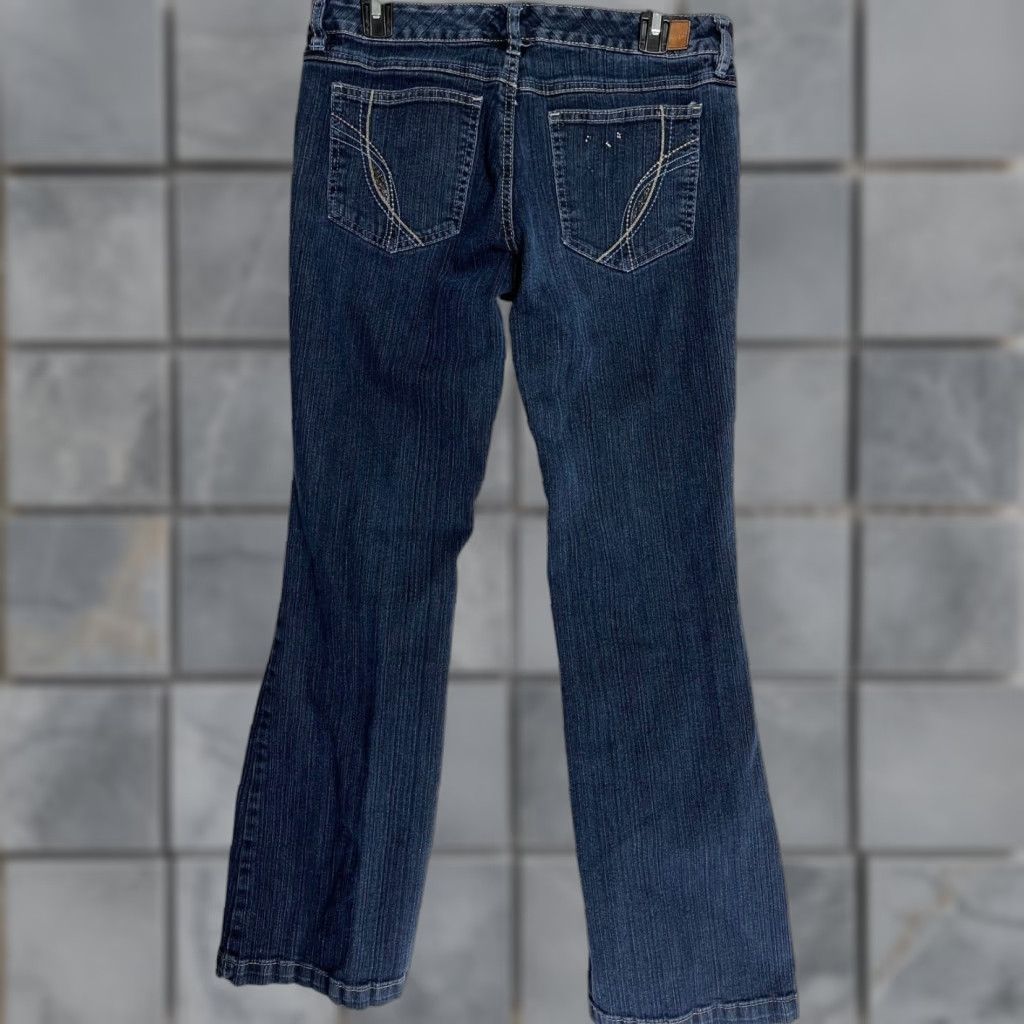 Denime VINTAGE Tommy Jeans Bootcut Jeans Women Juniors 11 Dark Blue Denim Cotton 5-Pocket Size 24" / US 00 / IT 34 - 1 Thumbnail