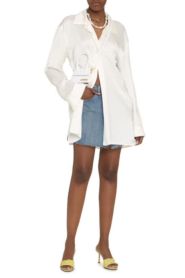 Off-White o1y1225 Blouse in White Size S / US 4 / IT 40 - 3 Thumbnail