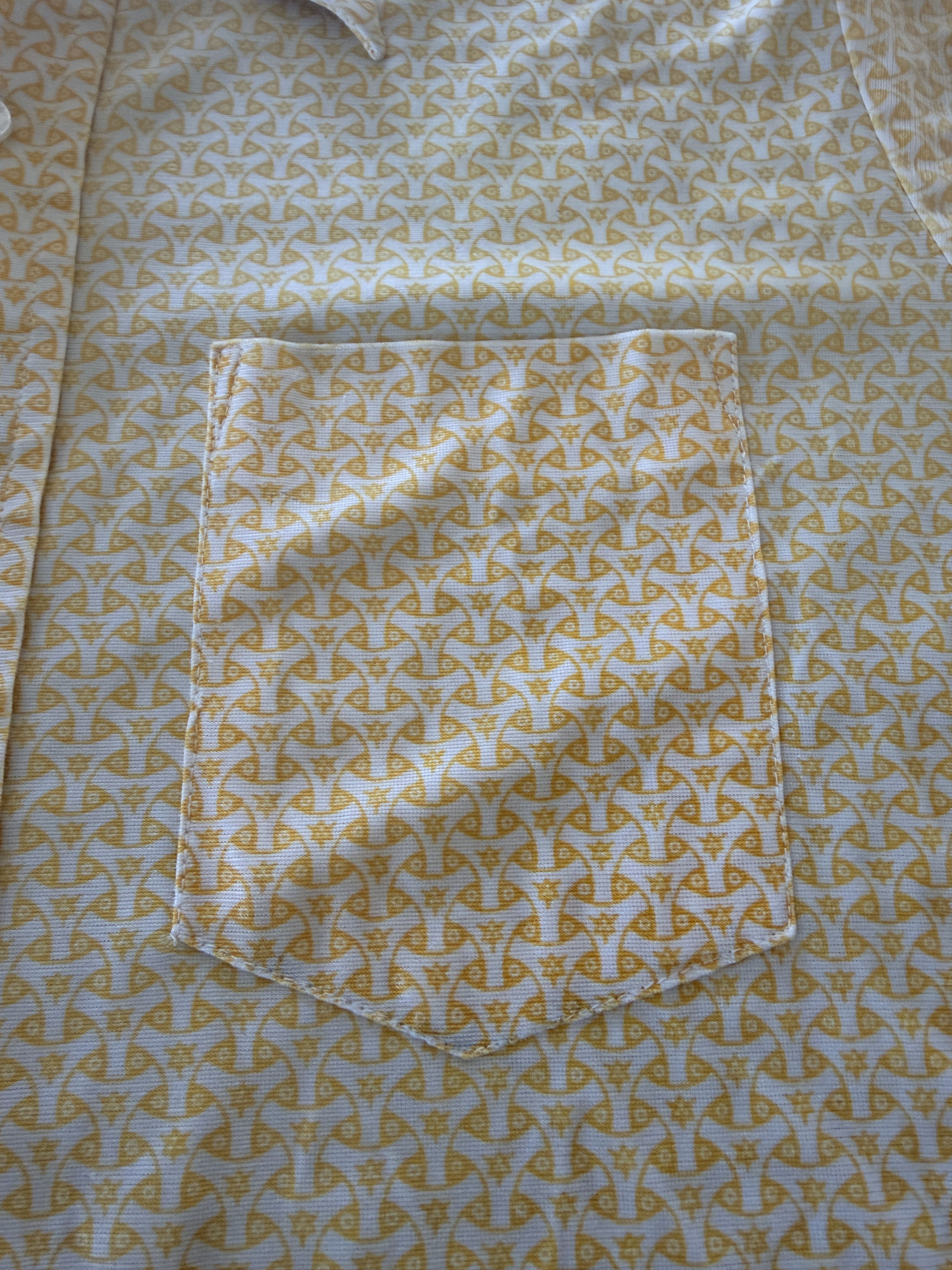 Other Vintage 1970s Escalate Geometric Print Short Sleeve Shirt Size US S / EU 44-46 / 1 - 3 Thumbnail