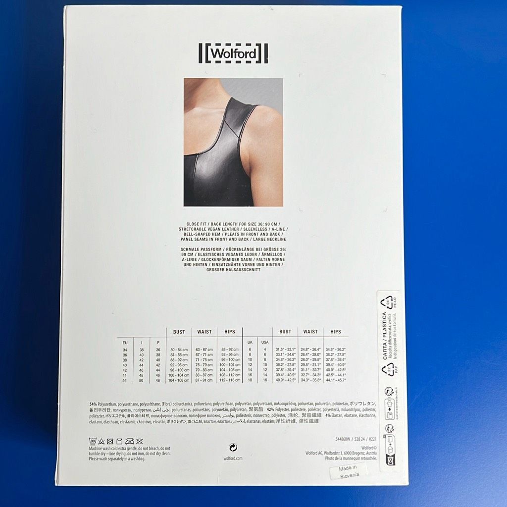 Wolford NWT Wolford Jenna Faux Vegan Leather Sleeveless Dress 8 Size M / US 6-8 / IT 42-44 - 13 Thumbnail