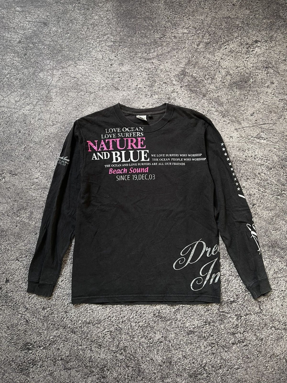 Japanese Brand Y2K Beach Sound ifsixwasnine punk style long sleeve Size US M / EU 48-50 / 2 - 1 Thumbnail