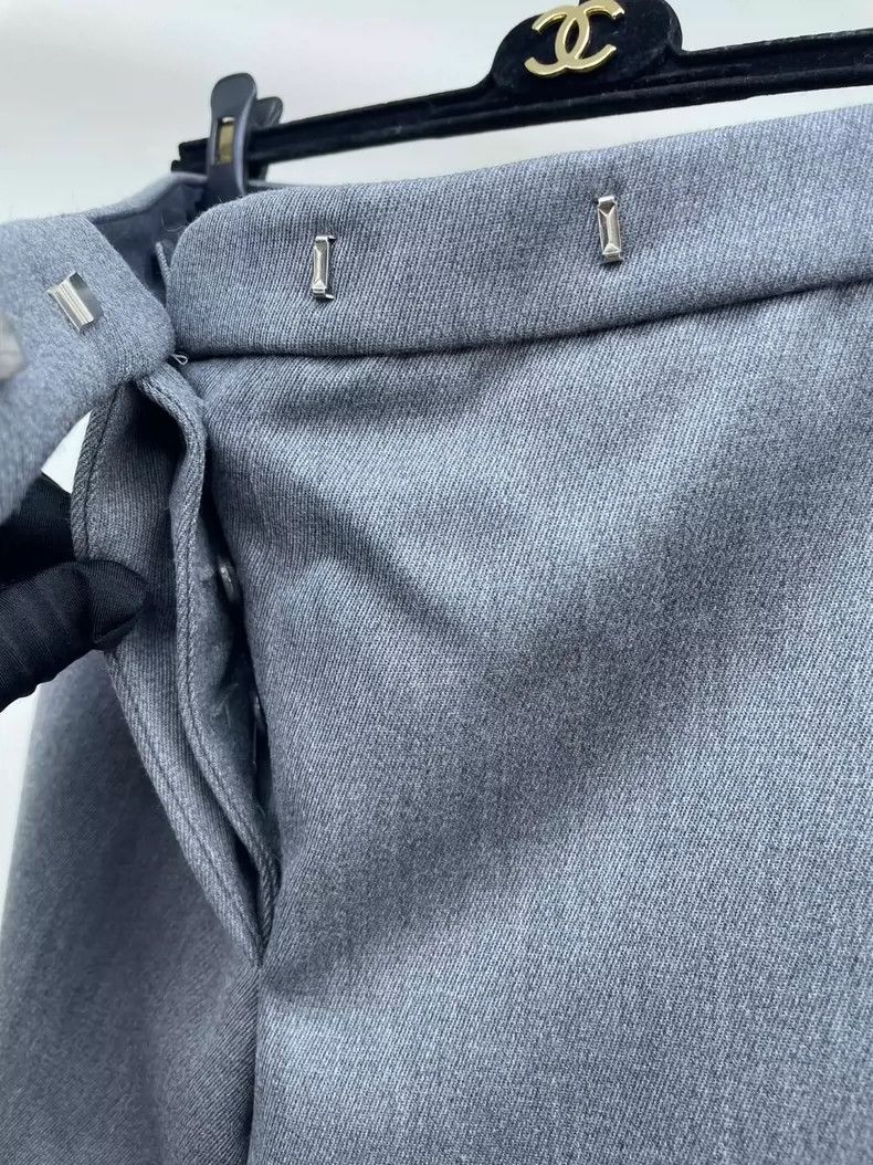 Thom Browne Thom Browne Gray trousers Size 36S - 4 Thumbnail