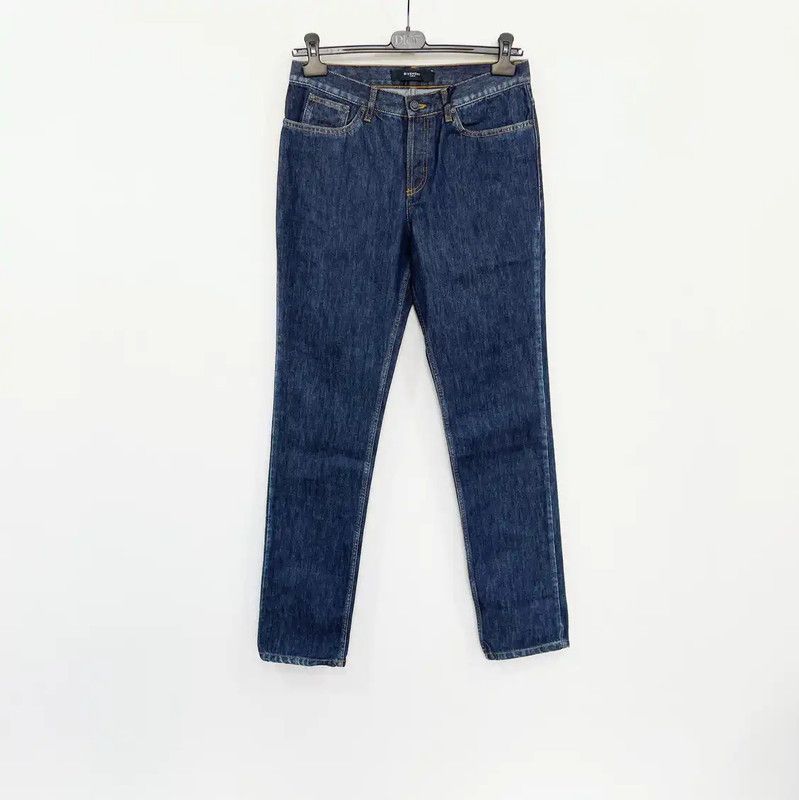 Givenchy Blue Cotton Casual Pants 0089