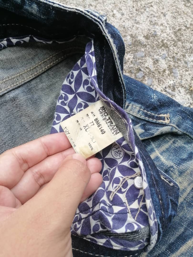 Japanese Brand Big Train Takahashi Nice Design Embroidered Denim Jeans Size US 34 / EU 50 - 6 Thumbnail