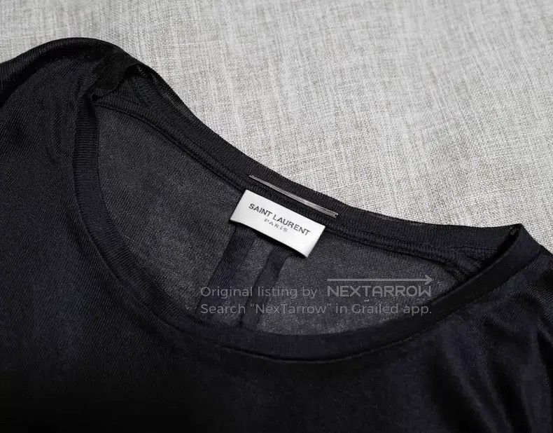 Saint Laurent Paris Saint Laurent Paris Pocket T-Shirt i Size US S / EU 44-46 / 1 - 3 Thumbnail
