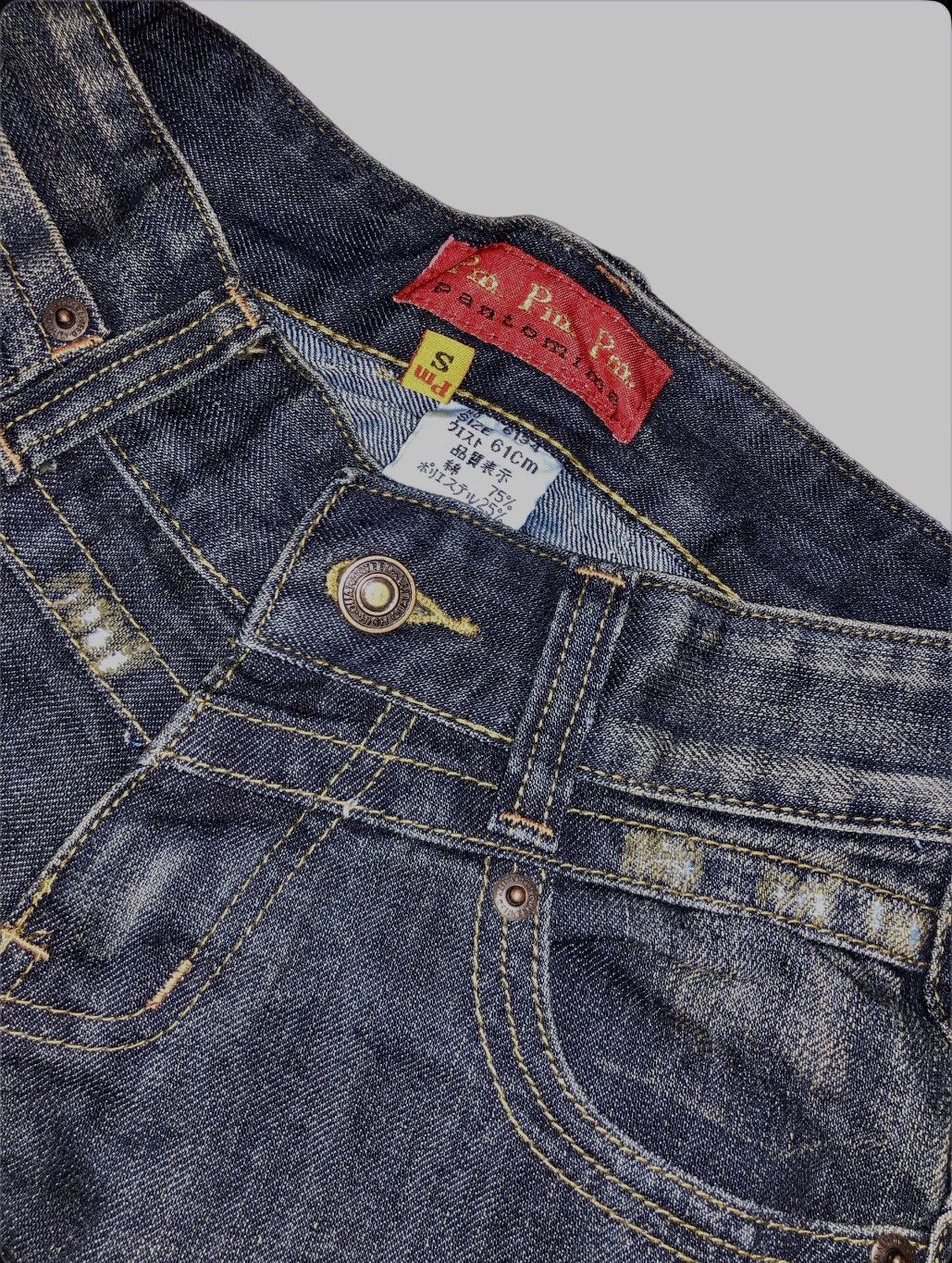 Designer × If Six Was Nine × Japanese Brand VINTAGE PM PANTOMIME DENIM JEANS Size 28" / US 6 / IT 42 - 12 Thumbnail