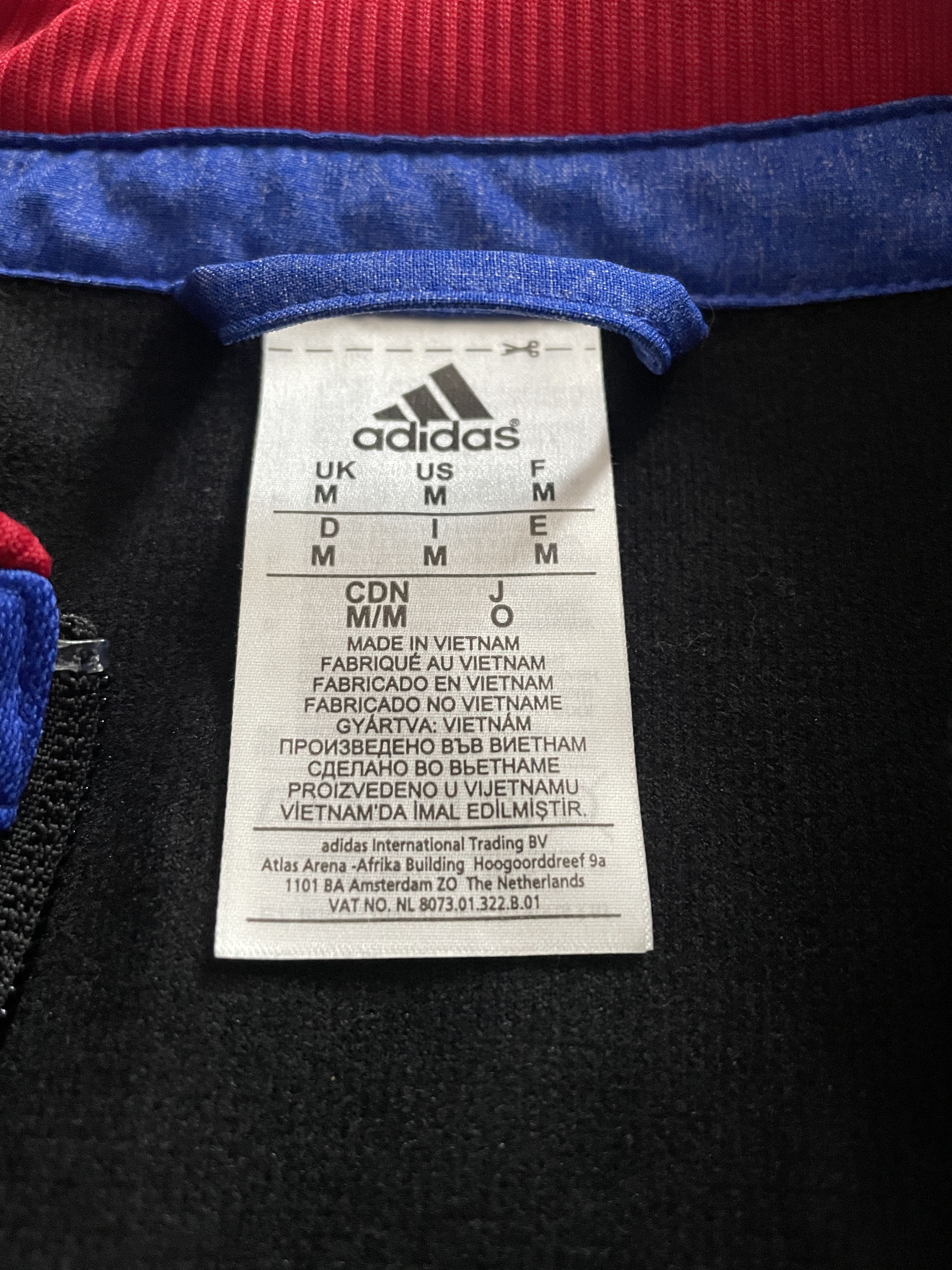 Adidas 2015 2016 FC Basel Anthem Jacket Full Zip Soccer Football Size US M / EU 48-50 / 2 - 3 Thumbnail