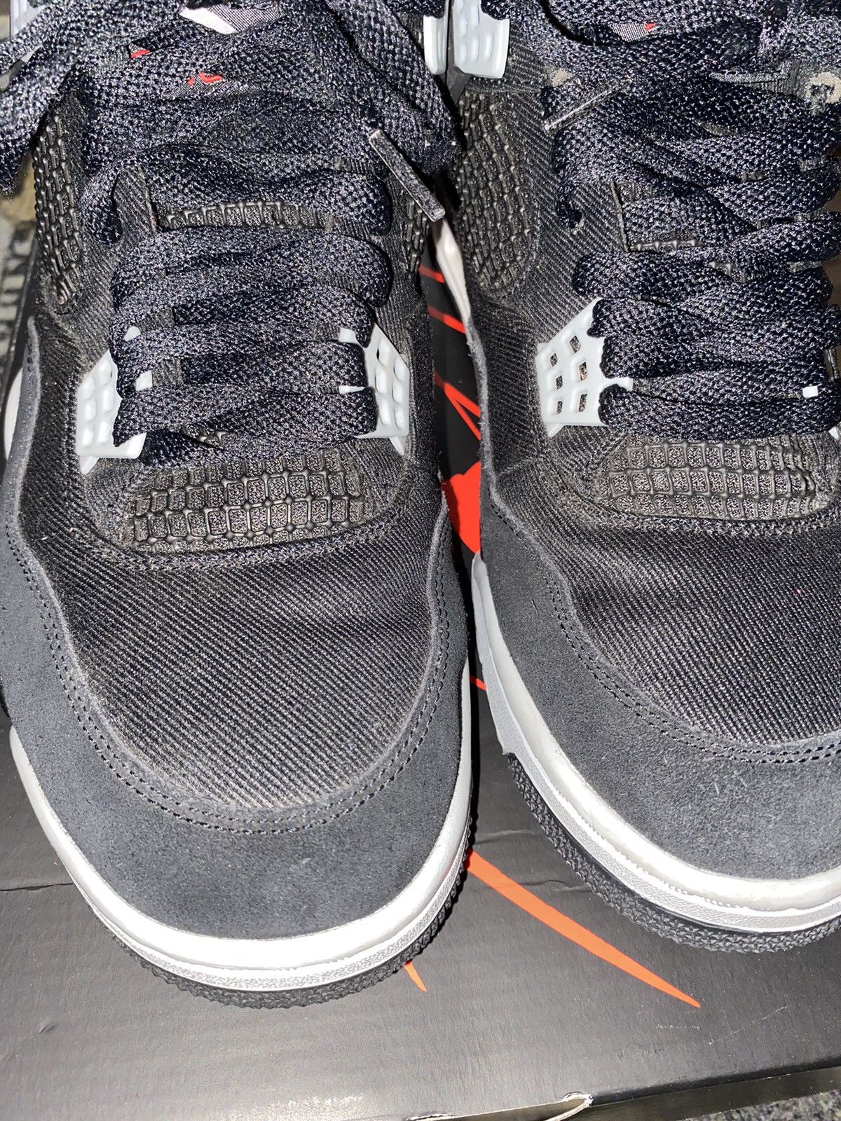 Jordan Brand × Nike Jordan 4 Retro SE Black Canvas Size US 11 / EU 44 - 5 Thumbnail