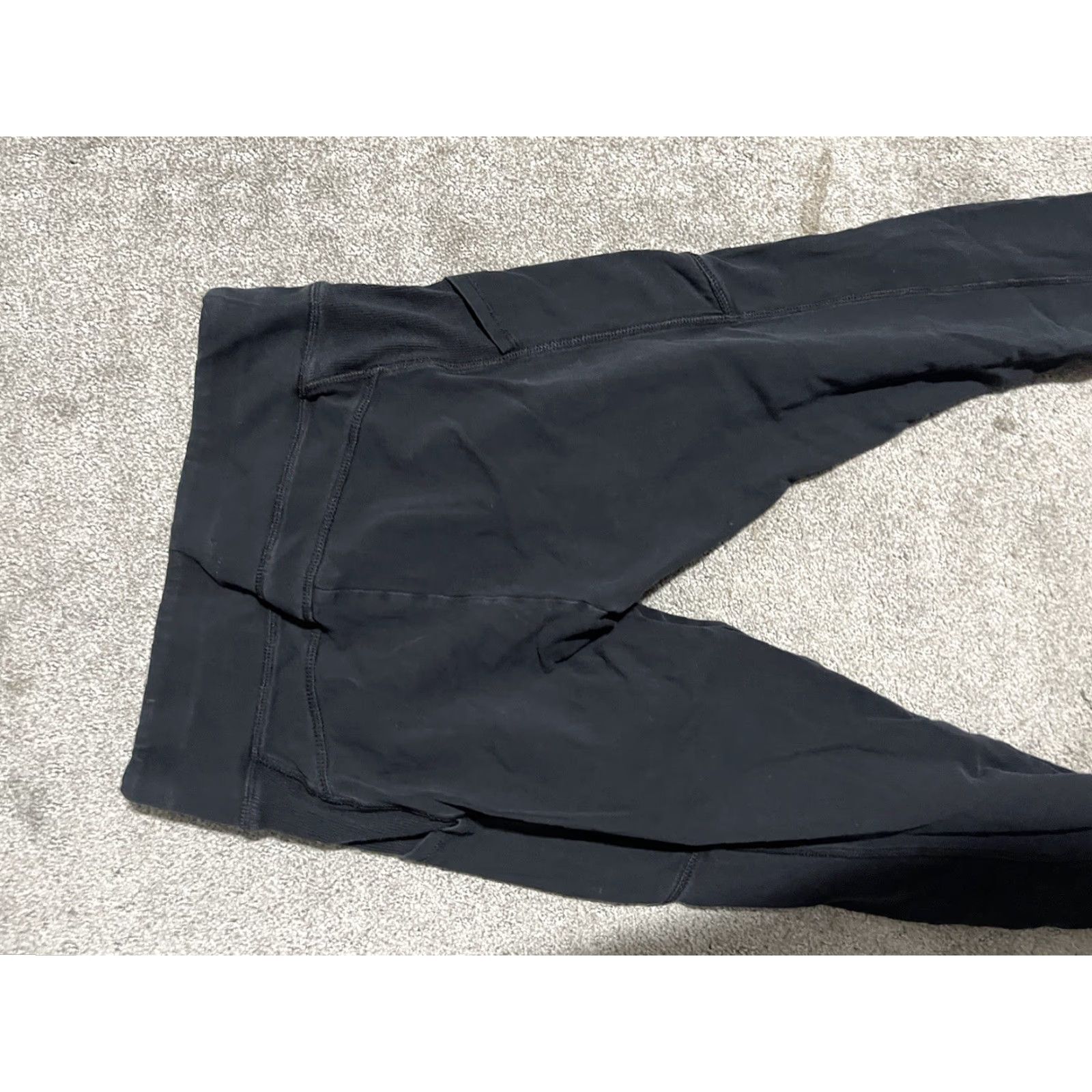 Calvin Klein Calvin Klein Performance Capris Womens S Black Leggings Spellout Logo Quick Dry Size 28" / US 6 / IT 42 - 4 Thumbnail