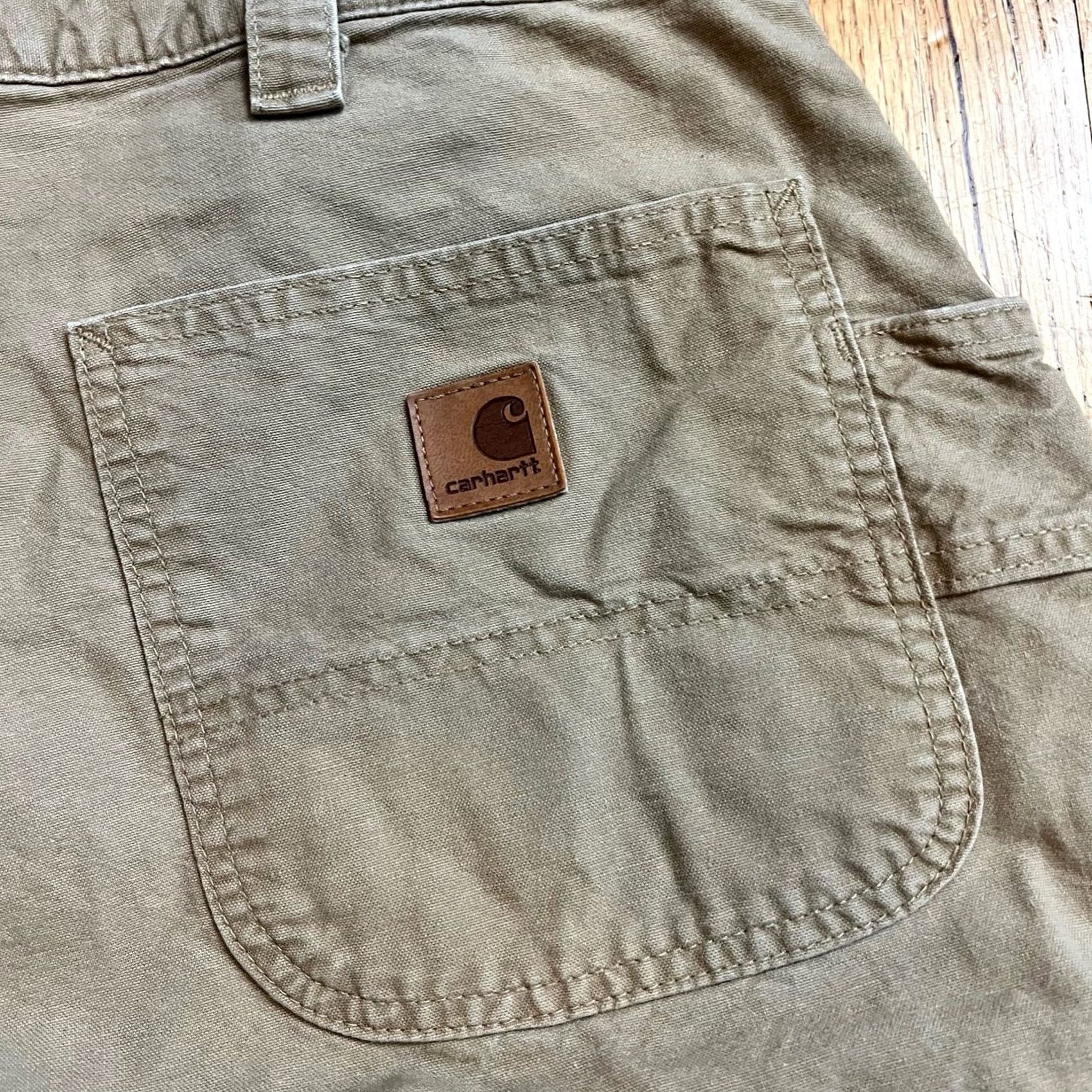 Carhartt Carhartt Shorts Mens 38 Beige Original Fit Carpenter Work Gorpcore B147 Tan X9.5 Size US 38 / EU 54 - 4 Thumbnail