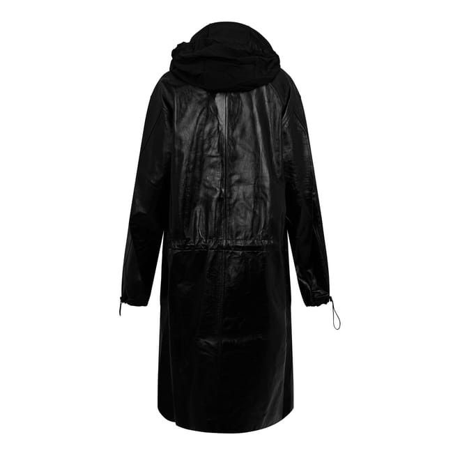 Bottega Veneta Bottega Veneta Parka Hooded Relaxed Fit Jacket in Black Size XS / US 0-2 / IT 36-38 - 2 Thumbnail